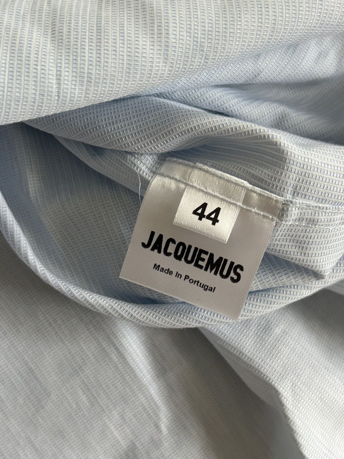 Jacquemus “Le Gadjo” Blue Striped La Grande Chemise Shirt Size US S / EU 44-46 / 1 - 6 Thumbnail