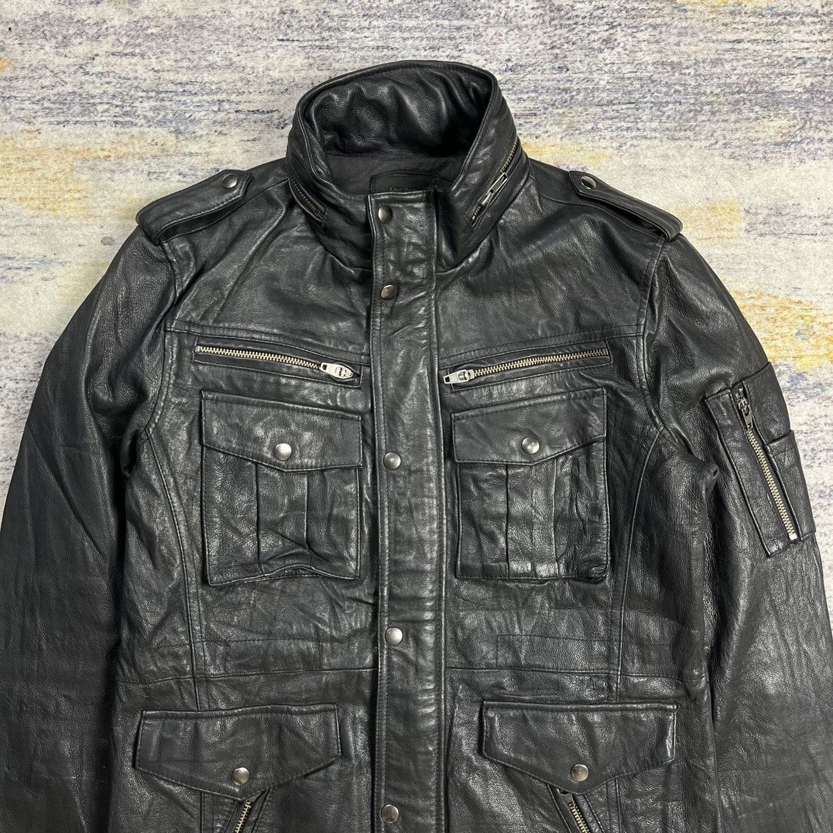 JACKROSE Jackrose multi pocket leather jacket lgb / vkei style Size US M / EU 48-50 / 2 - 4 Thumbnail