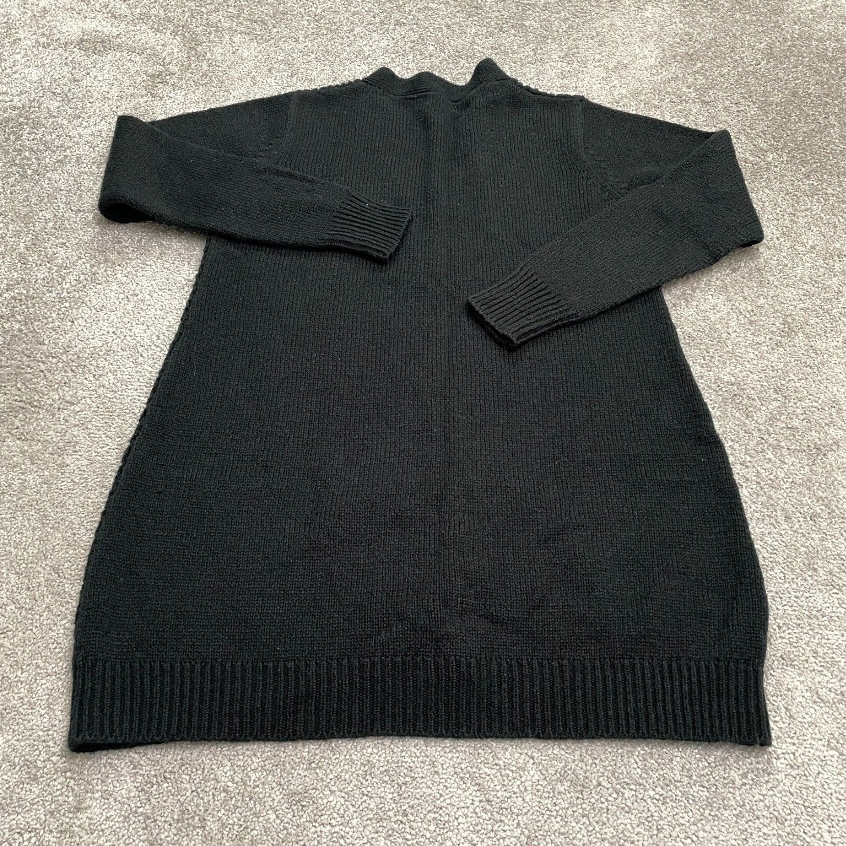Vintage Contact New York Cardigan Sweater Womens L Black Button Down Acrylic Knit Industry: Vintage No Size L / US 10 / IT 46 - 2 Thumbnail