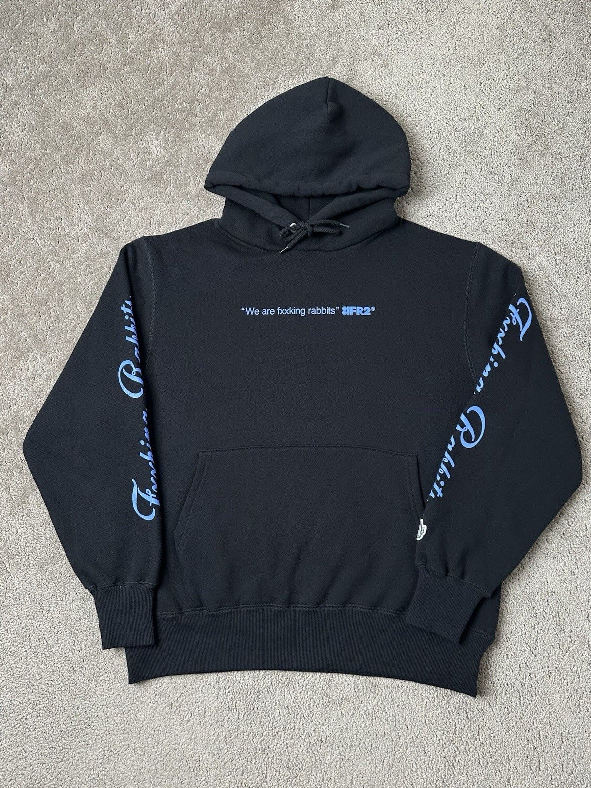 FR2 Rare Mens Hoodie FR2 THE LADY, "We are fxxking rabbits" Sz M Size US M / EU 48-50 / 2 - 2 Thumbnail