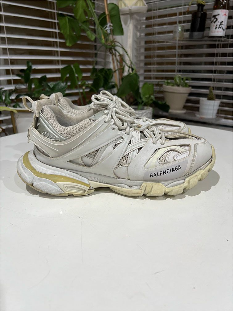 Balenciaga Balenciaga White Track Sneakers Size US 9 / EU 42 - 2 Thumbnail