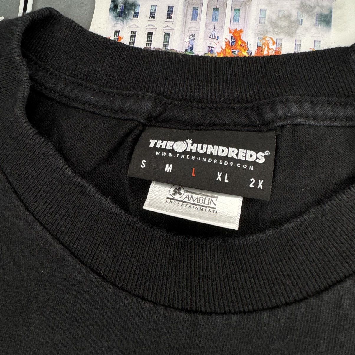 The Hundreds The Hundreds Back To The Hundreds T-shirt Black Large Used Size US L / EU 52-54 / 3 - 3 Thumbnail