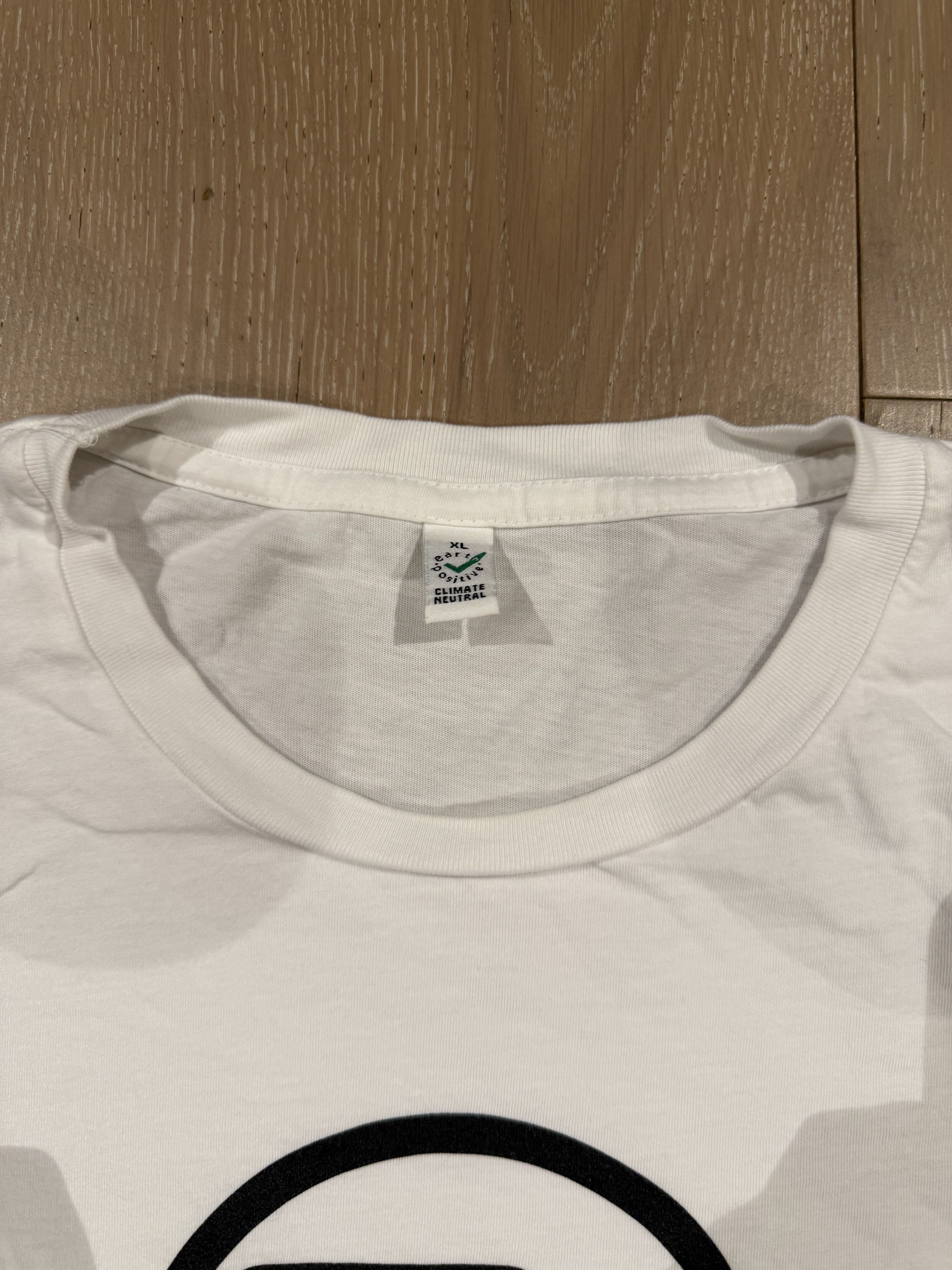 Band Tees 💚 Aphex Twin Logo Tee White X-Large Size US XL / EU 56 / 4 - 5 Thumbnail