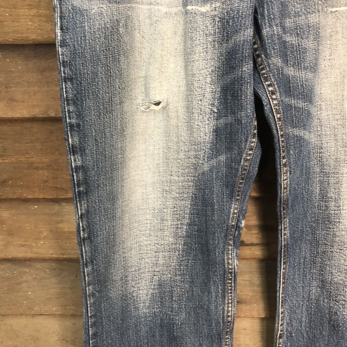 In The Attic In The Attic Blue Distressed Denim Pants #7320 Size US 38 / EU 54 - 7 Thumbnail