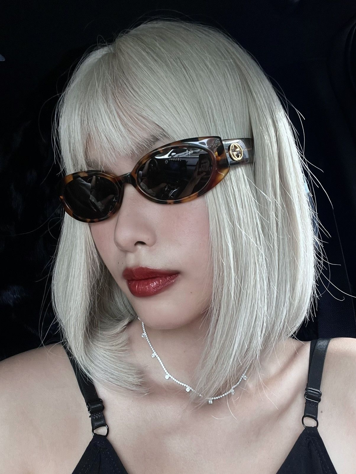 Gucci Vintage Gucci GG 2451/S Oval Sunglasses Y2K Archive 90s