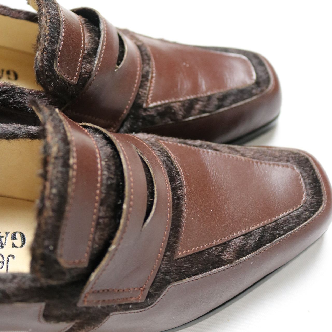 Jean Paul Gaultier × Vintage vintage Jean Paul Gaultier heeled loafers Size US 5.5 / IT 35.5 - 9 Thumbnail