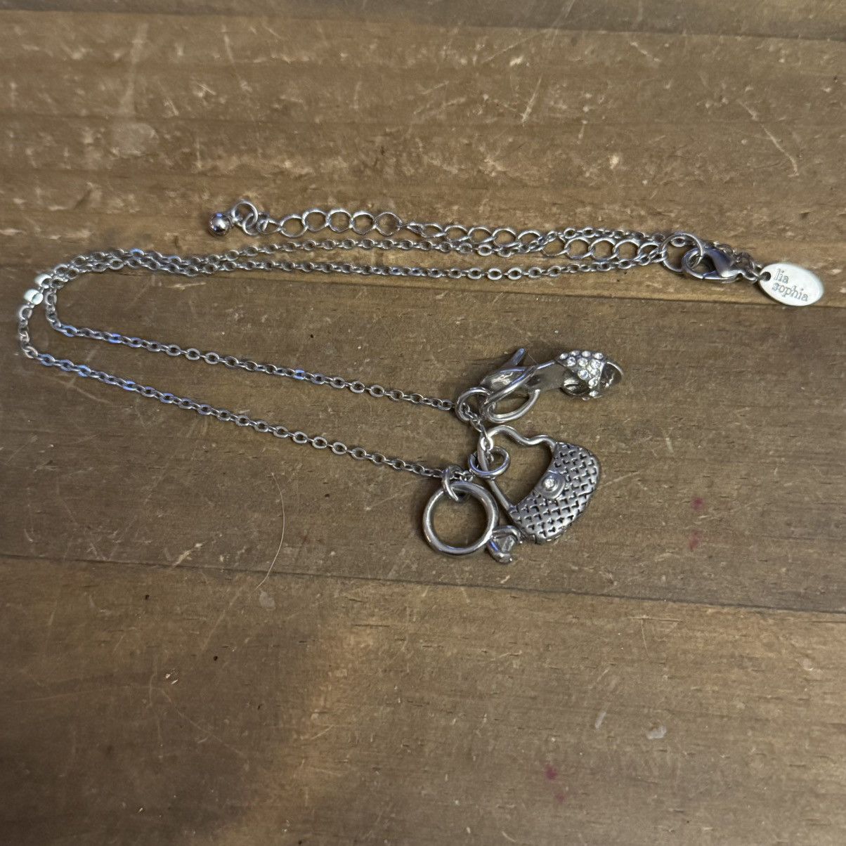 Other Lia Sophia Shopping Spree charm pendant necklace Size ONE SIZE - 2 Thumbnail