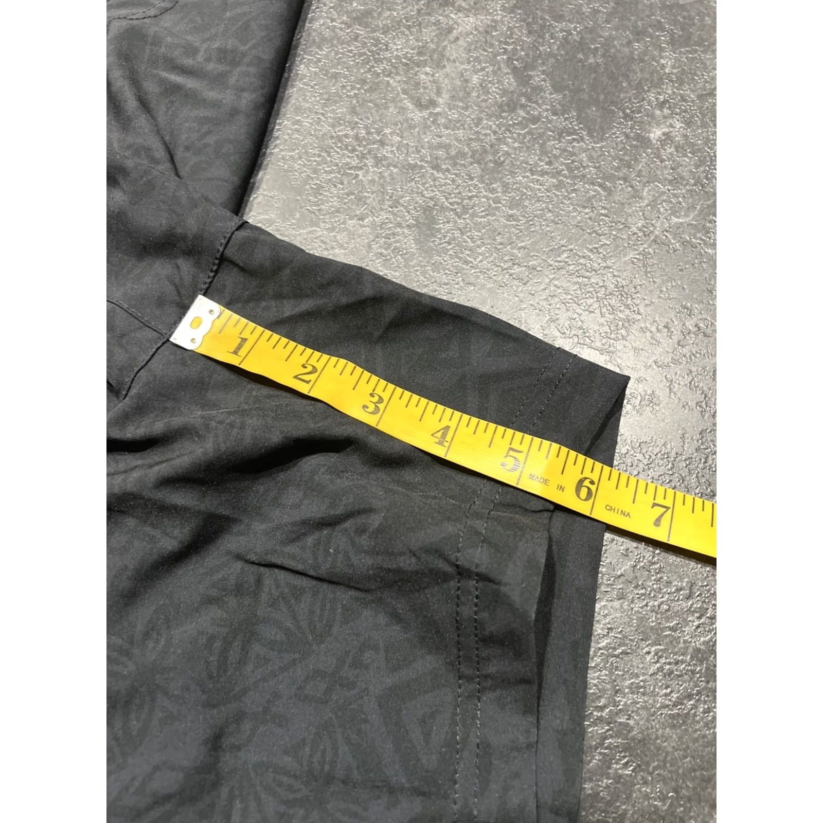 Vintage Maagmic Swim Trunks Maagmic Printed Black TribalTime Size M Medium Men Bottom Swimsuit Black Mens Size US 31 - 6 Thumbnail