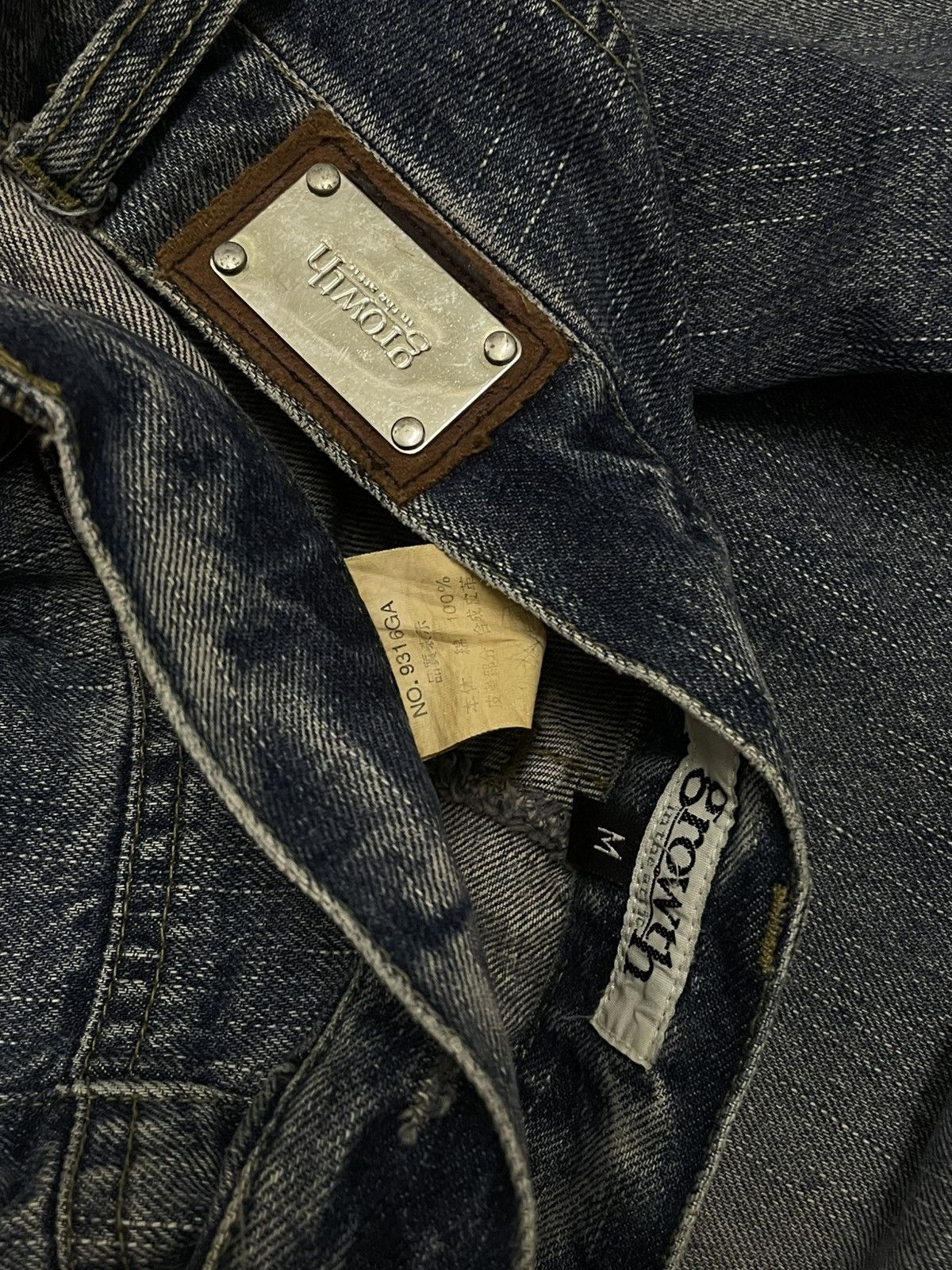 Designer × Japanese Brand × Vintage Vintage Japan Designer Growth The Attic Unique Denim Style Size US 30 / EU 46 - 13 Thumbnail
