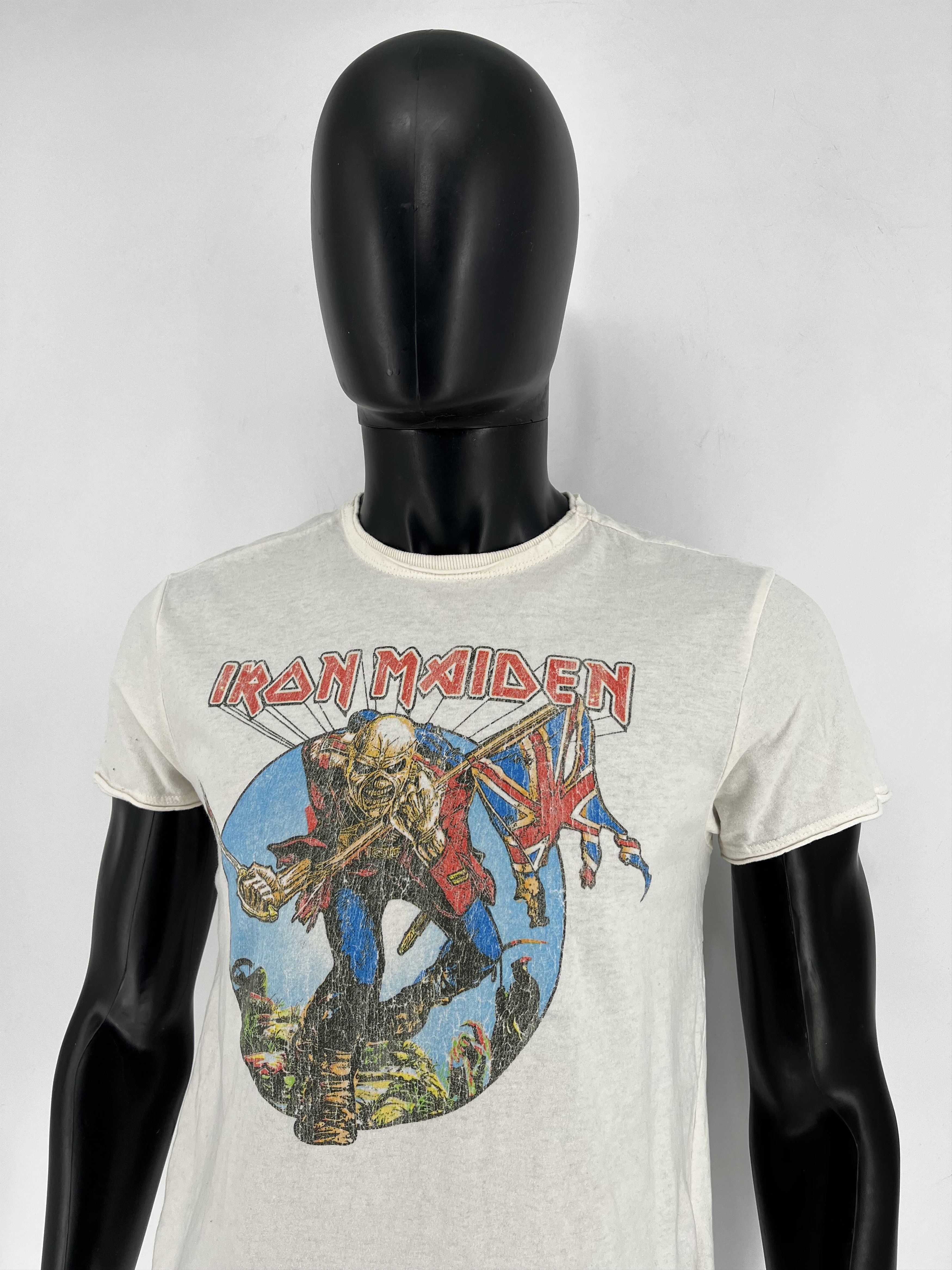 Band Tees × Vintage Vintage Y2K Iron Maiden Face Horror Tee Band Rock T Shirt Size US S / EU 44-46 / 1 - 8 Thumbnail