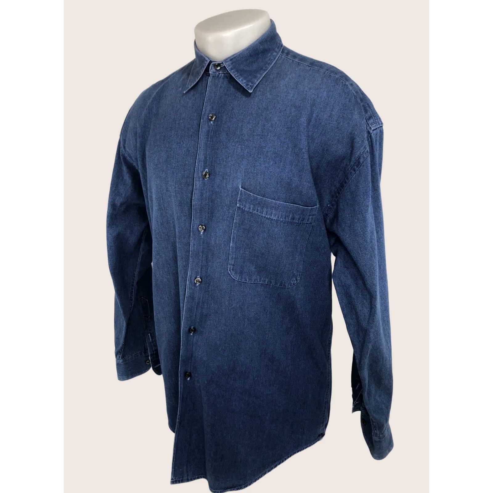 Reiss REISS LONDON - Lightweight Denim Mens Lg. Shirt Size US L / EU 52-54 / 3 - 1 Thumbnail
