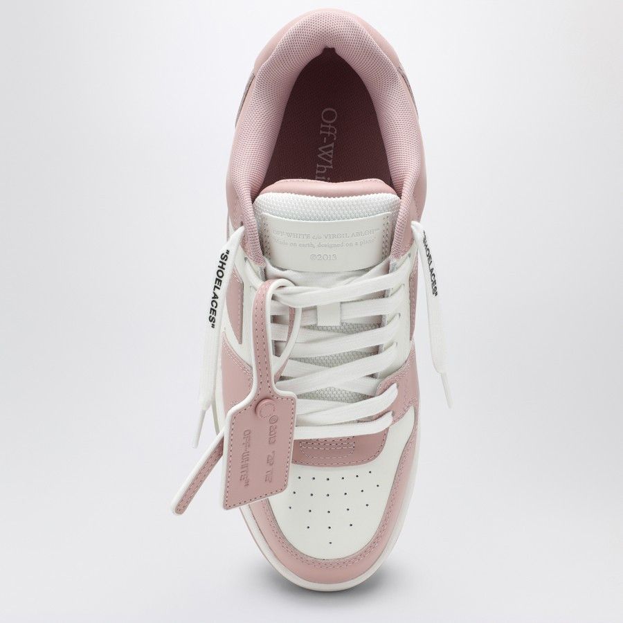 Off-White o1d2blof0924 Out Of Office Sneaker in White & Pink Size US 6 / IT 36 - 3 Thumbnail