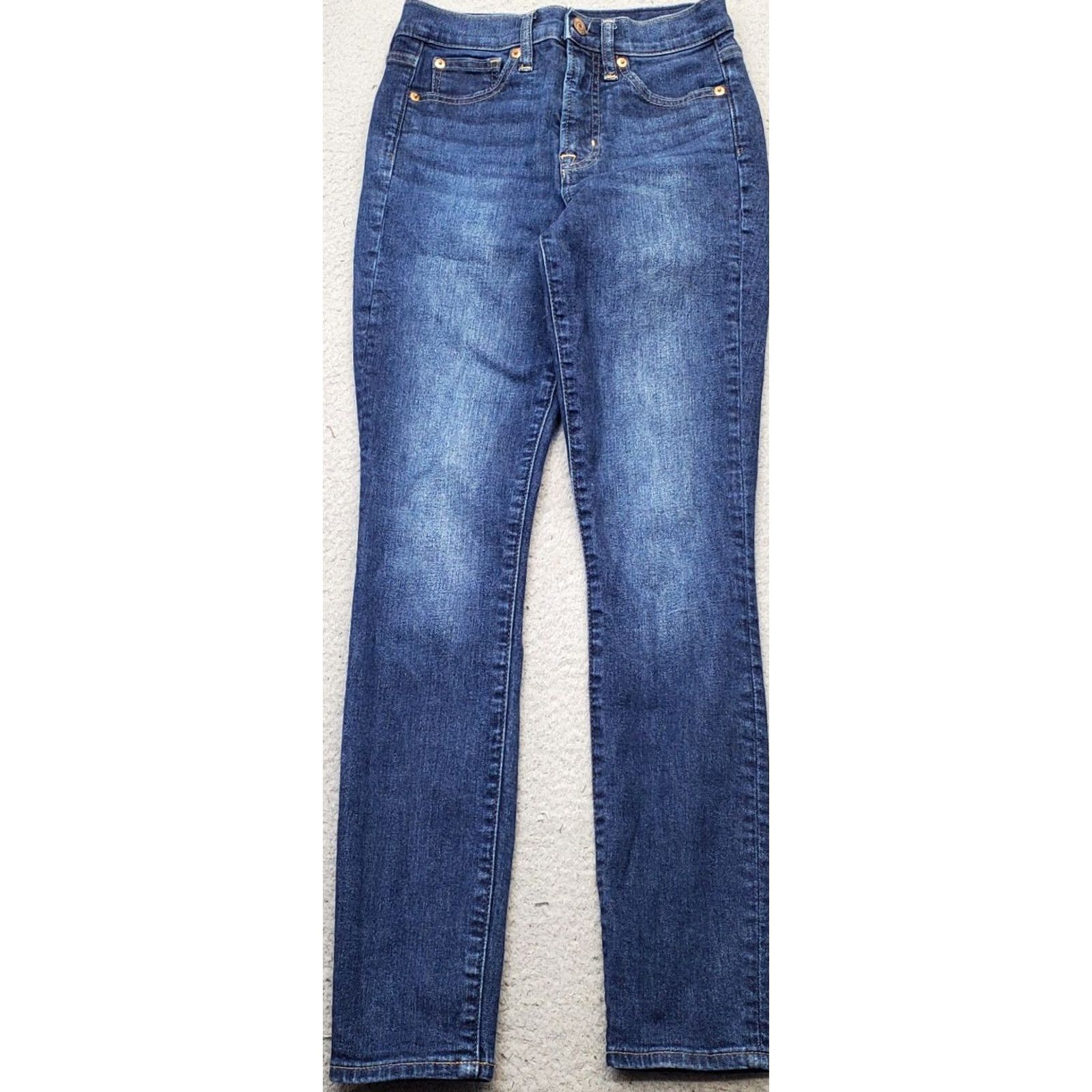 Gap Gap Womens 0 True Skinny Jeans Blue Denim High Rise Outdoor Regular 25/0R Stretch Jeans Size 25" / US 0 / IT 36 - 2 Thumbnail