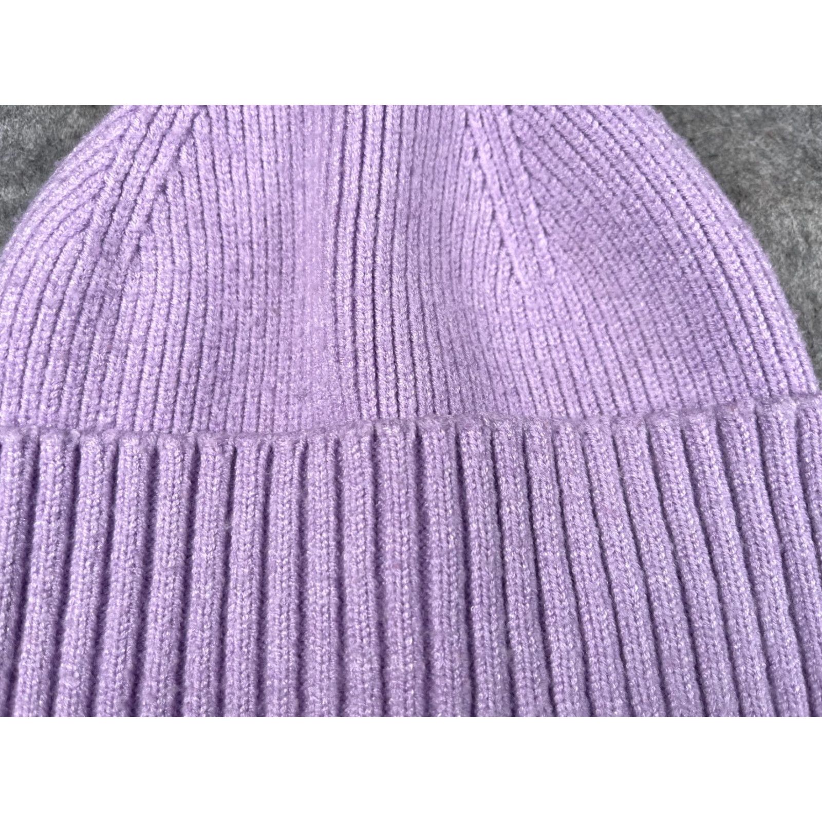 Vintage Time And Tru Beanie Womens One Size Purple Knit Rib Winter Casual Hat Size ONE SIZE - 2 Thumbnail