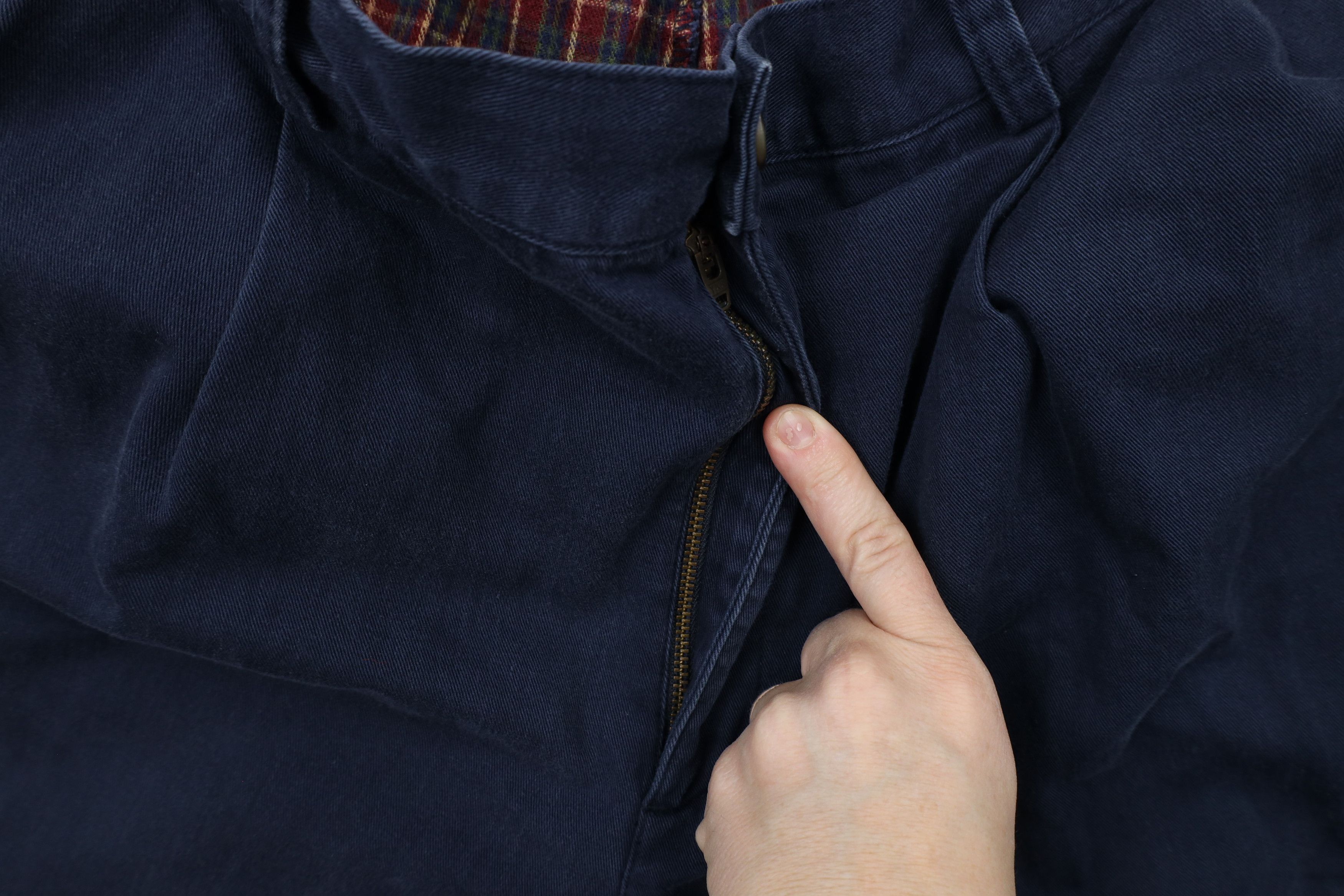 L.L. Bean × Vintage Vintage 90s LL Bean Flannel Lined Wide Leg Pants Blue Size US 38 / EU 54 - 7 Thumbnail
