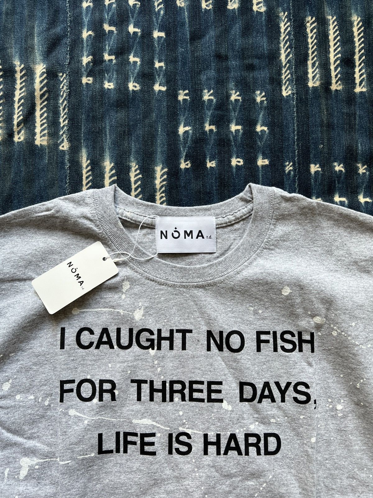 Japanese Brand Nomarhythm Textile Japan Splash Long Sleeve Tee Size US L / EU 52-54 / 3 - 4 Thumbnail