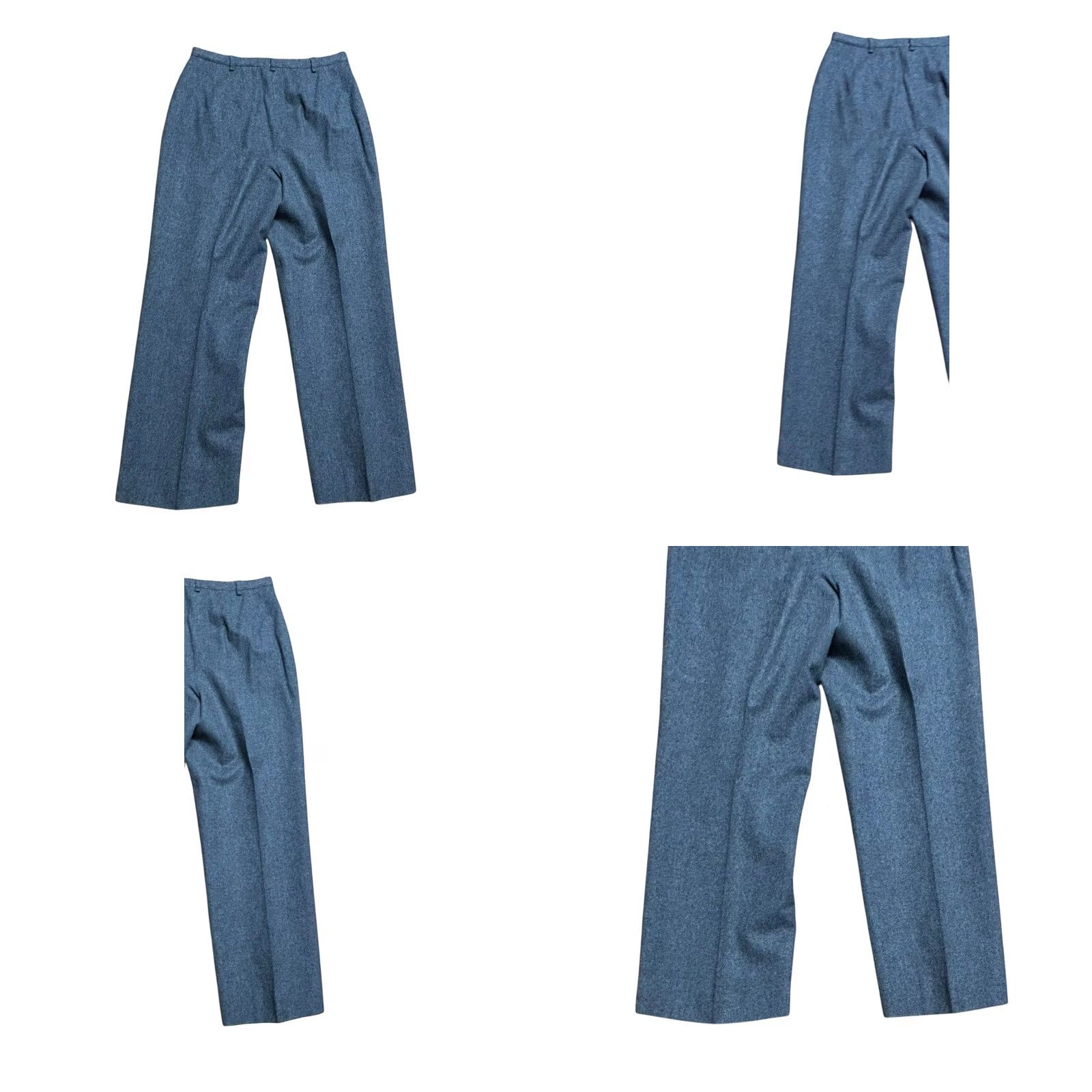 Pendleton VINTAGE Pendleton Women's 14P Pants Wool Trousers High Waist Pleated Grey 90s USA Womens Size 36" / US 14 / IT 50 - 9 Thumbnail
