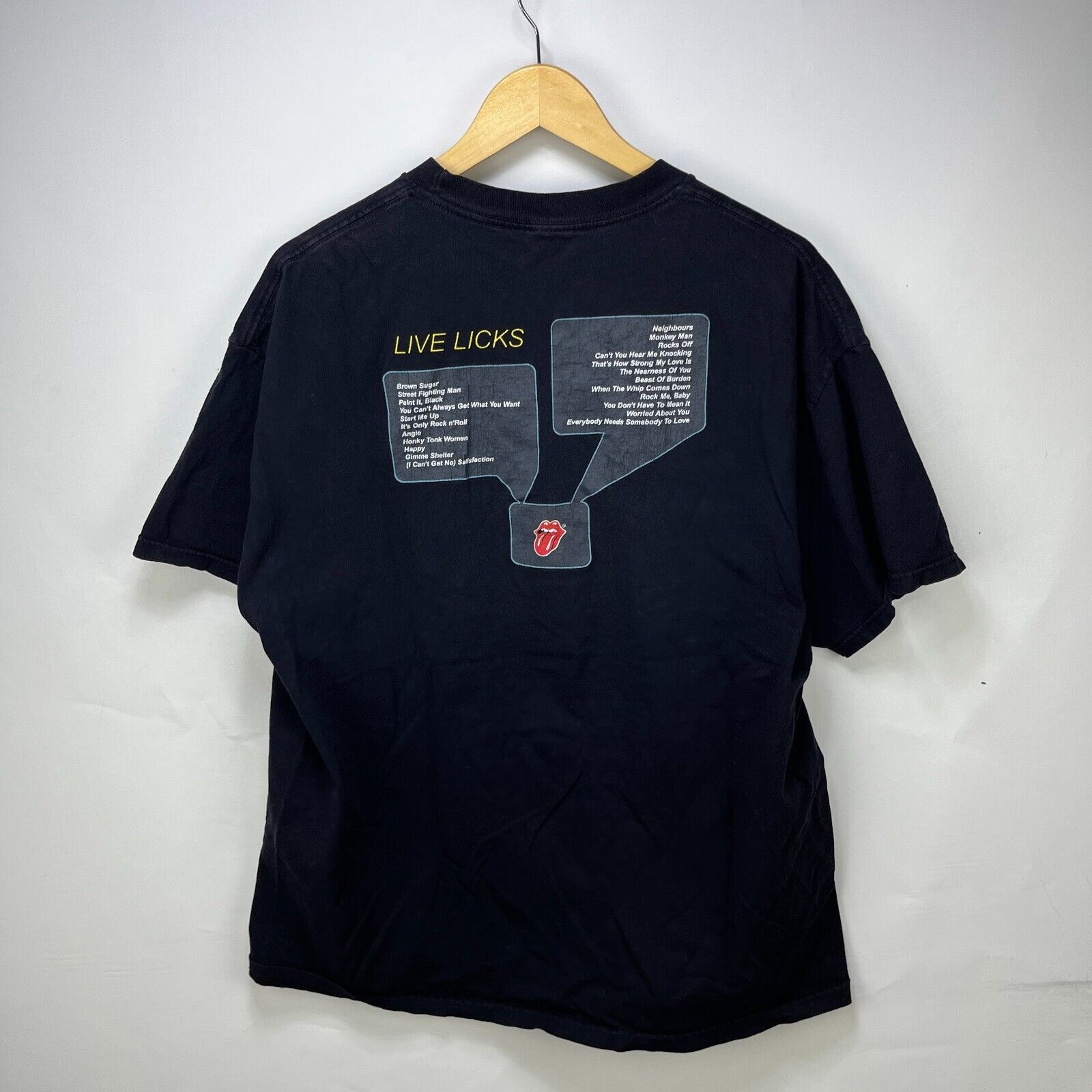 Vintage Vintage Rolling Stones Y2K Band Tour Shirt XL 2XL Live Licks Size US XXL / EU 58 / 5 - 4 Thumbnail