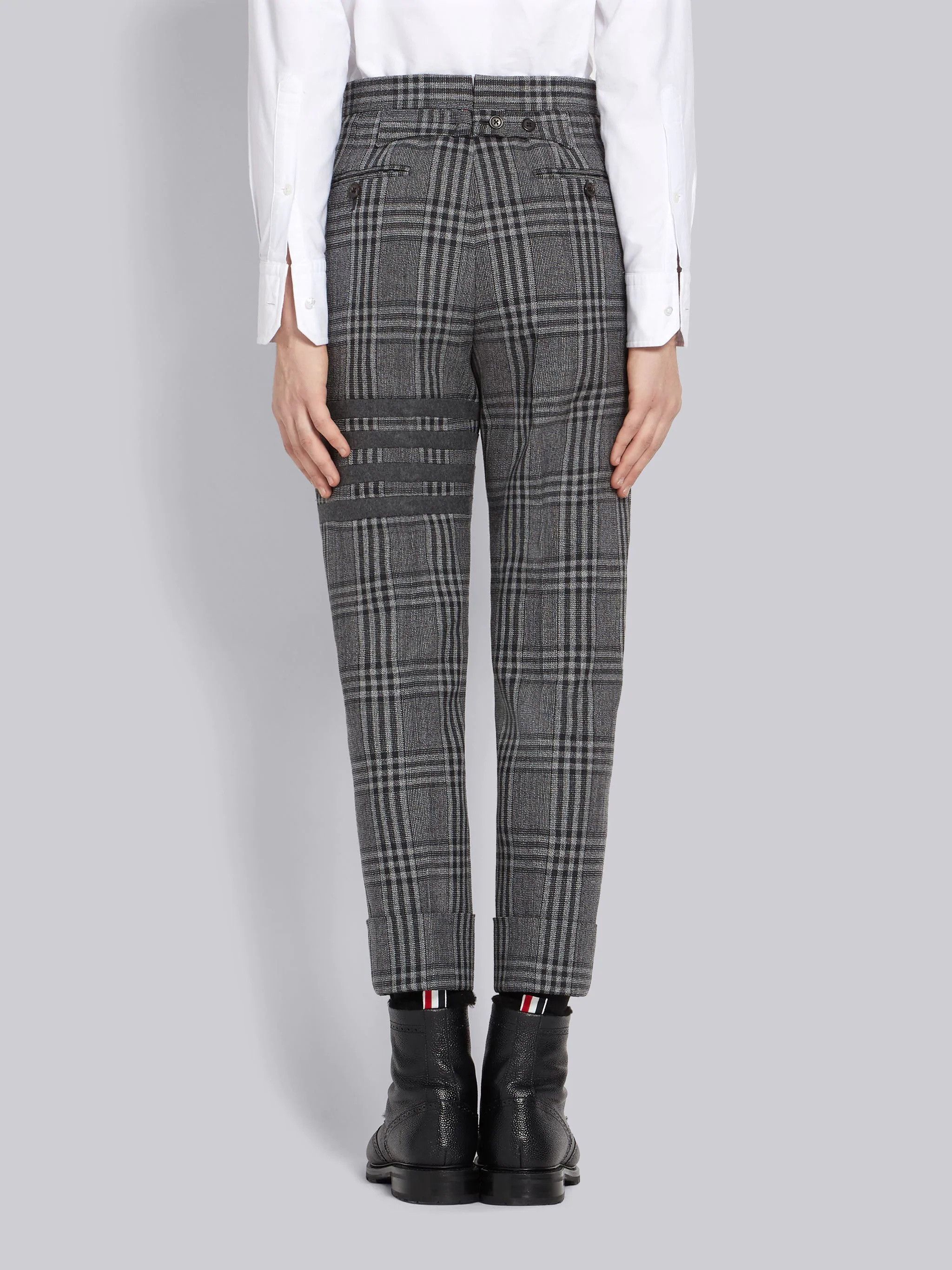 Thom Browne o1tko10925 Plaid Cropped Pants in Multicolor Size US 34 / EU 50 - 2 Thumbnail