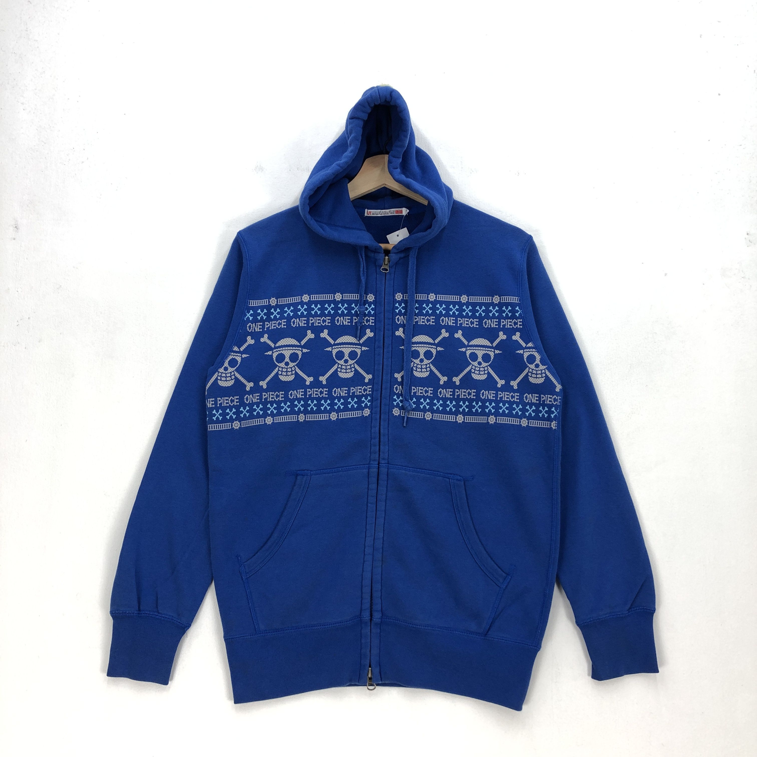 Anime One Piece Sweater Japanese Anime Zipper Sweatshirt Size US M / EU 48-50 / 2 - 2 Thumbnail