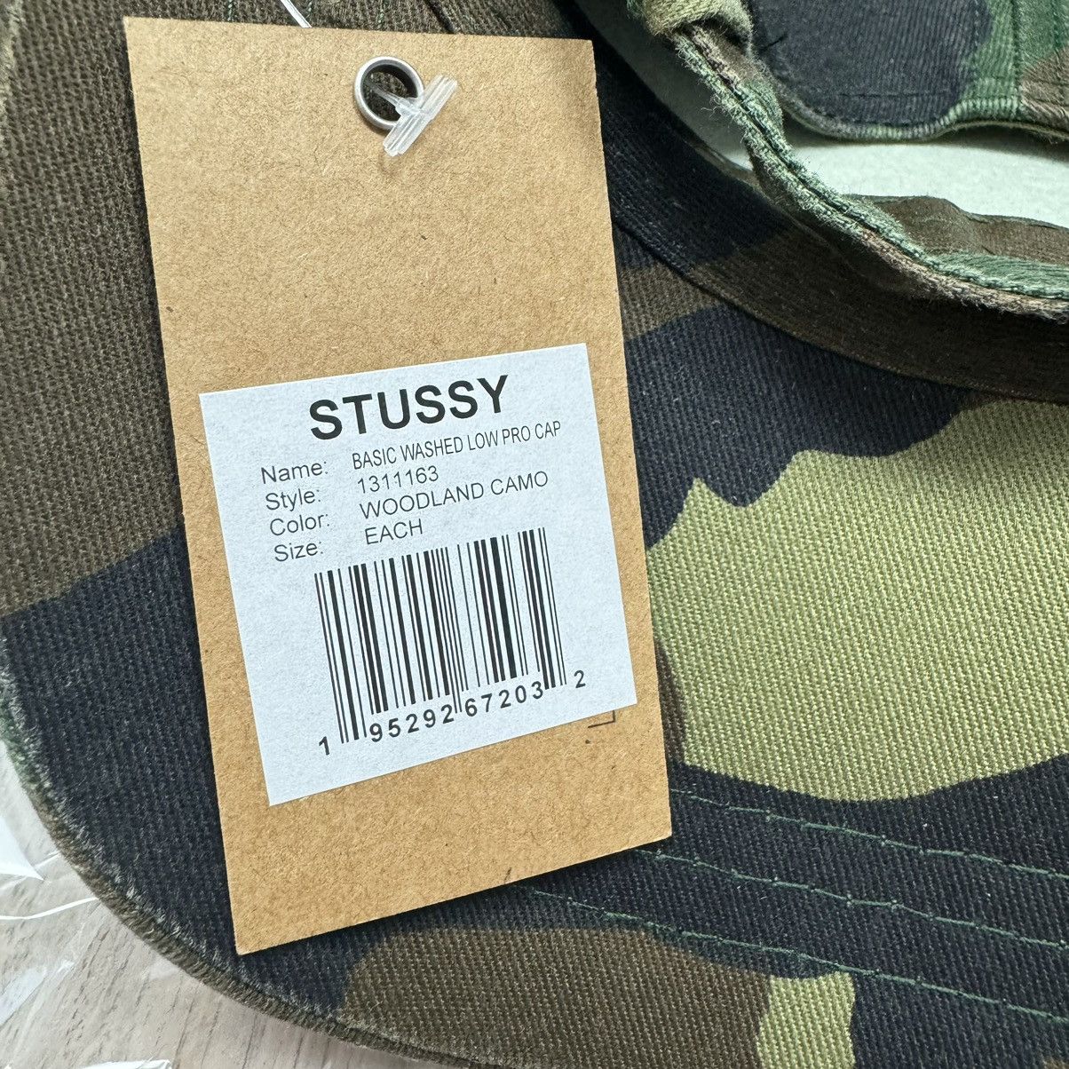 Stussy Stussy Low Pro Washed Cotton Basic Strapback Camouflage Hat Size ONE SIZE - 10 Thumbnail