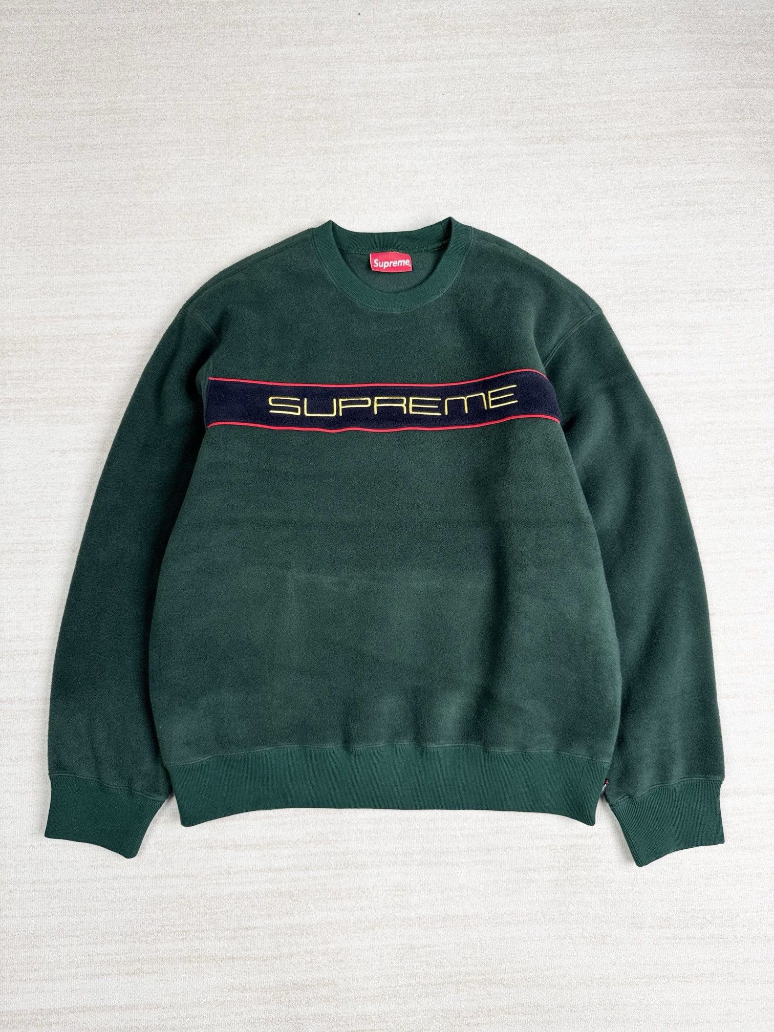 Supreme fleece crewneck Size US M / EU 48-50 / 2 - 2 Thumbnail