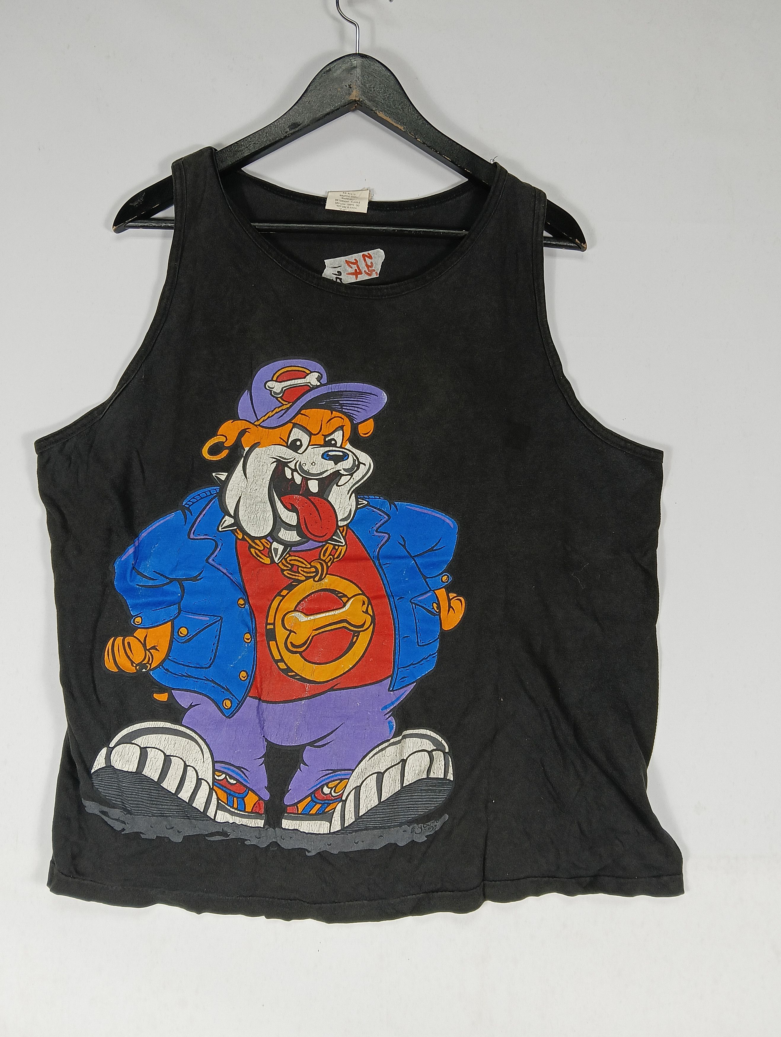 Vintage vintage singlet big logo 90s bull dog Size US L / EU 52-54 / 3 - 2 Thumbnail