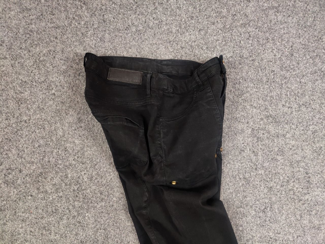 Zadig & Voltaire Zadig & Voltaire designer Black Denim Jeans straight fit Size 29" - 12 Thumbnail