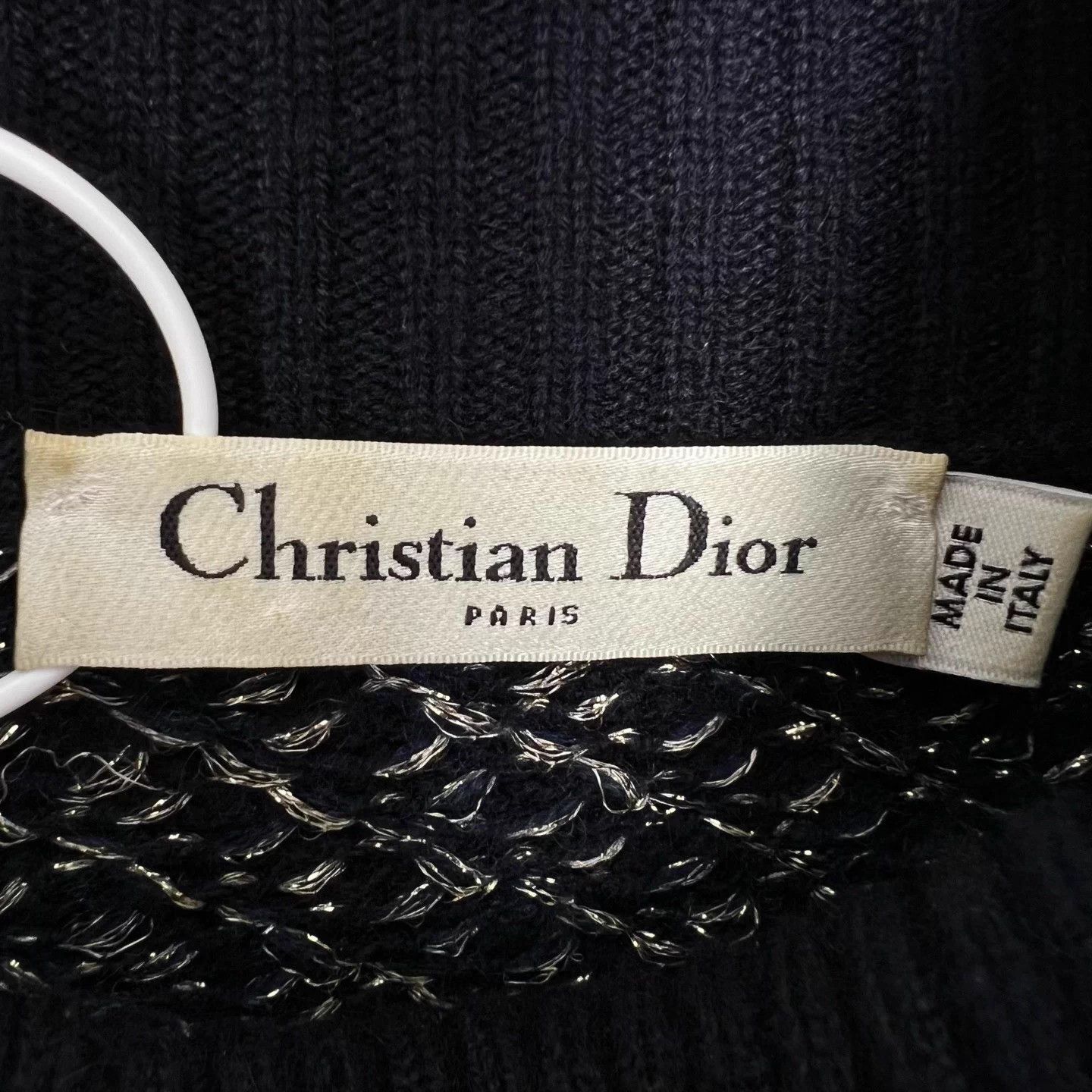 Dior DIOR Gold Thread Embroidered Star Moon Wool Sweater Size M / US 6-8 / IT 42-44 - 3 Thumbnail