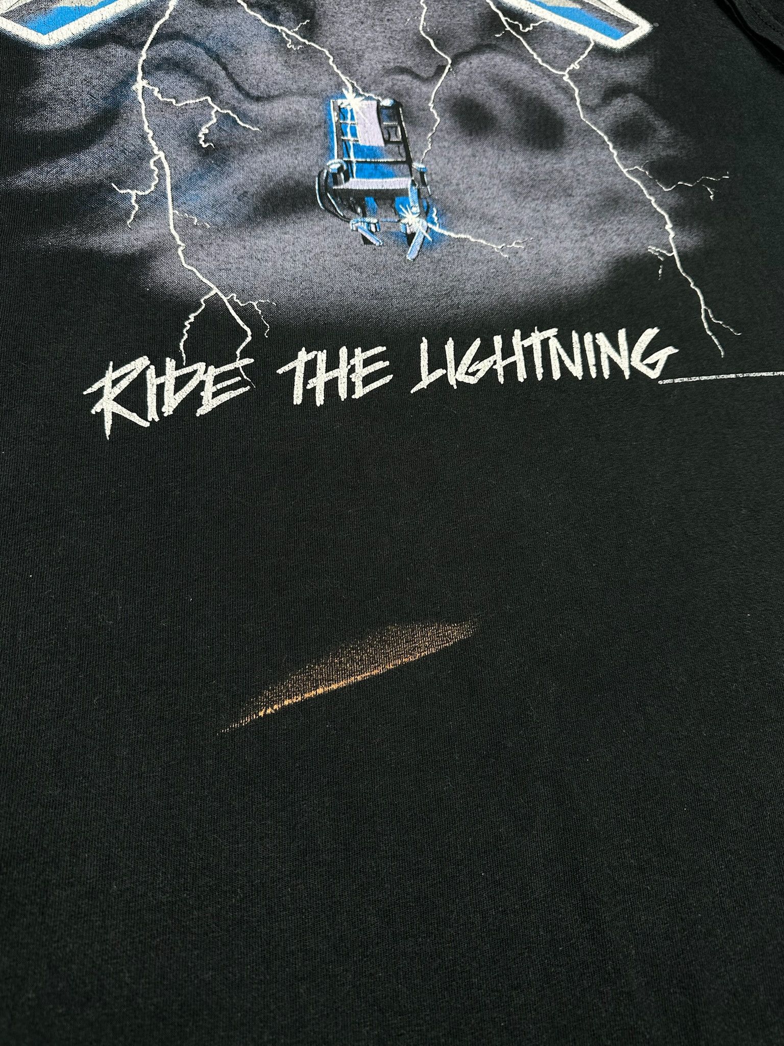 Vintage Vintage Metallica "ride the lighting" T-shirt Size US M / EU 48-50 / 2 - 5 Thumbnail
