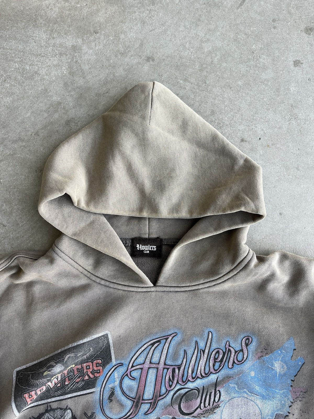 Other Howlers Club Faded Graphic Hoodie (unisex) Size US L / EU 52-54 / 3 - 18 Thumbnail
