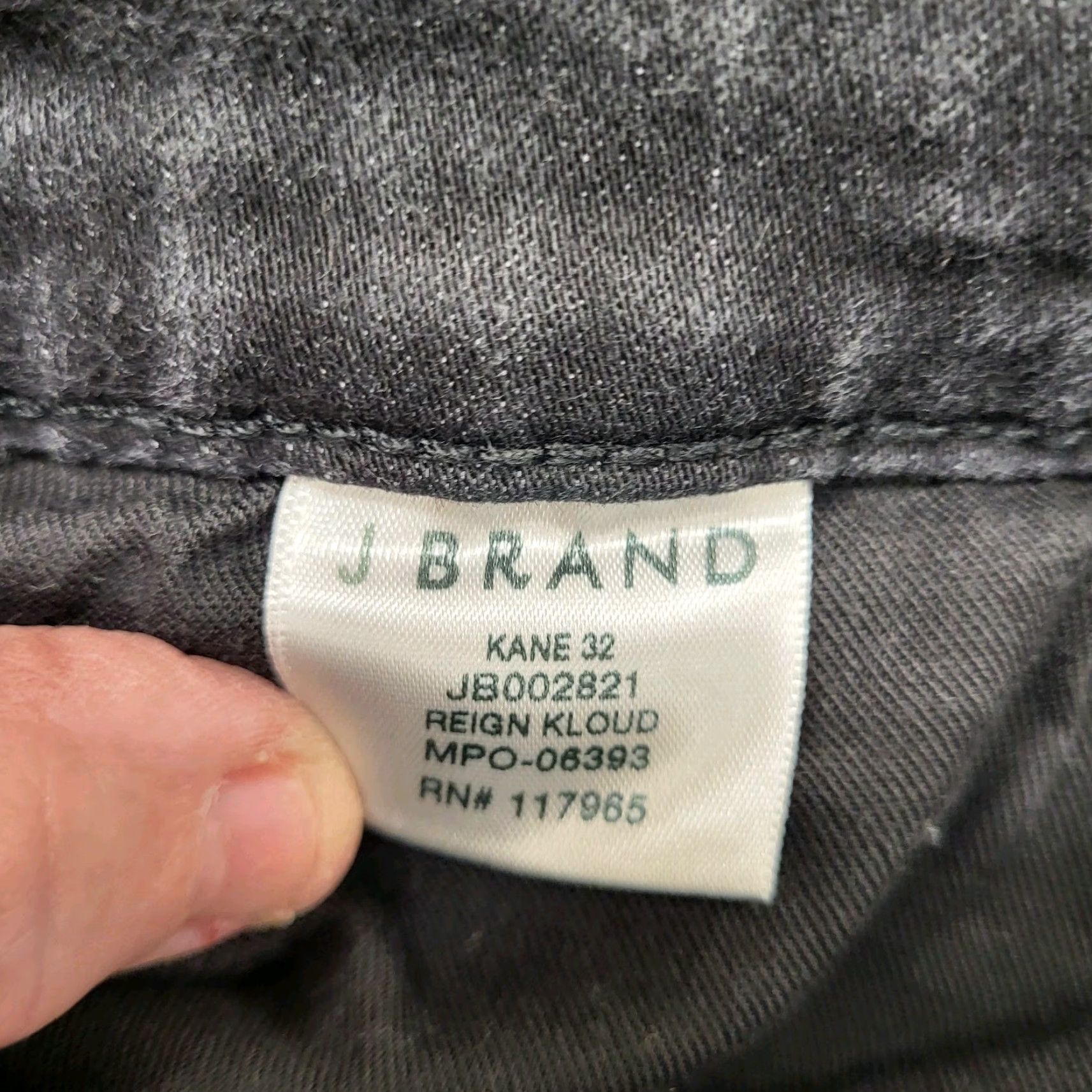 J Brand J Brand Jeans Men's 30x31 Black Kane Straight Fit Jeans Size US 30 / EU 46 - 3 Thumbnail