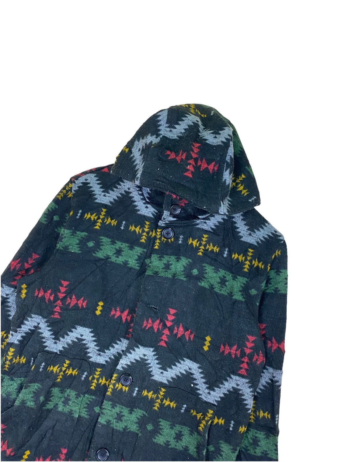 Other Japanese Brand Geometric Navajo Fleece Hoodie Size US L / EU 52-54 / 3 - 4 Thumbnail