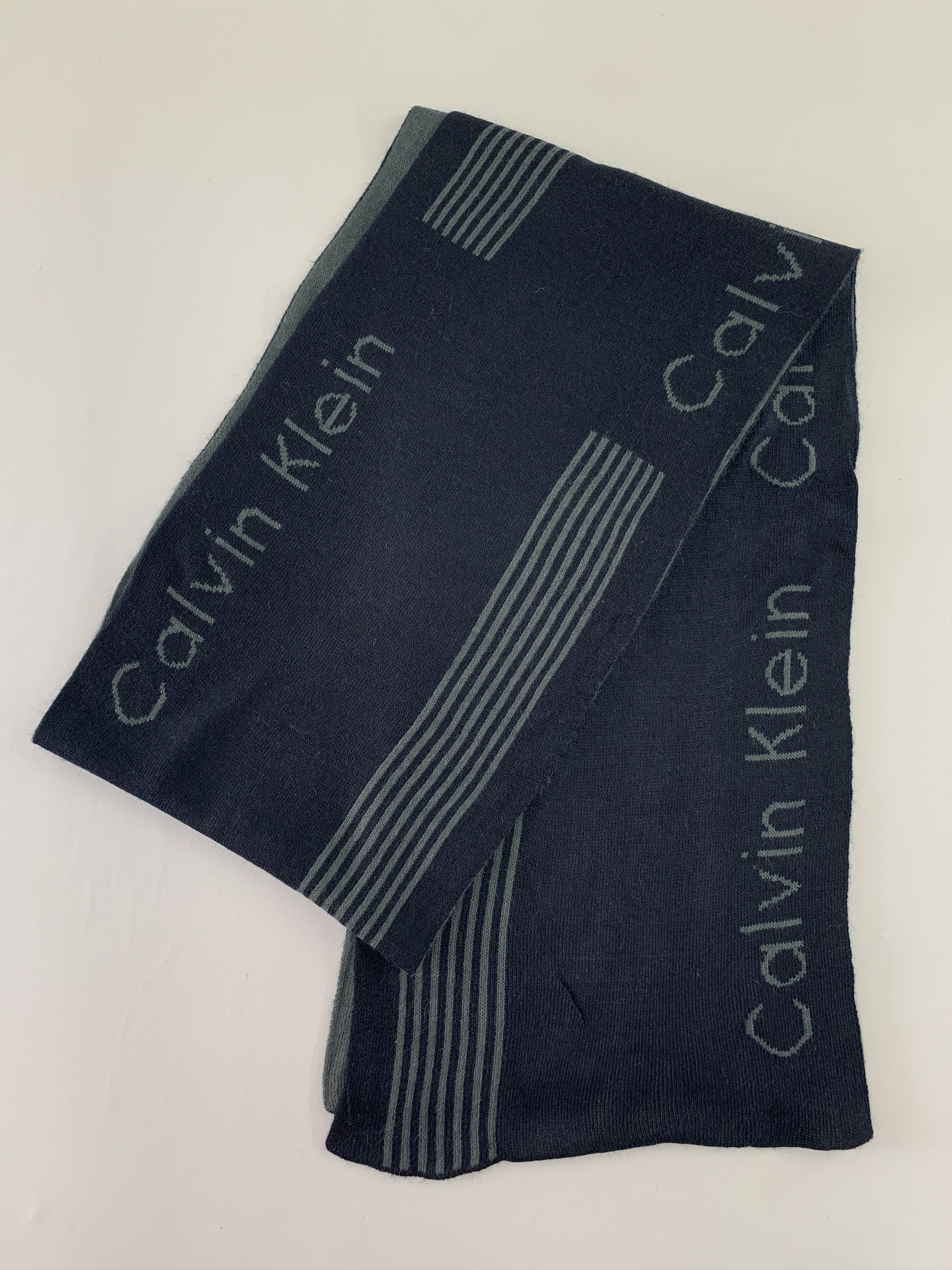Calvin Klein Calvin klein Scarf Wool Muffler Neck Wrap BL4191 Size ONE SIZE - 3 Thumbnail