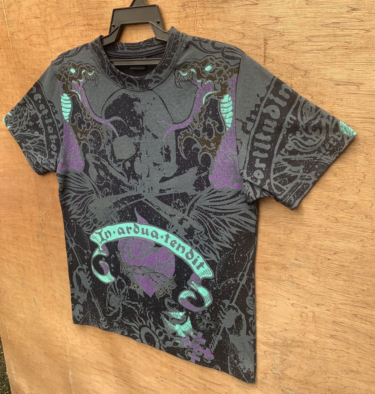 Art Comes First In.Ardua.tendit Full Print T Shirt Size US M / EU 48-50 / 2 - 4 Thumbnail