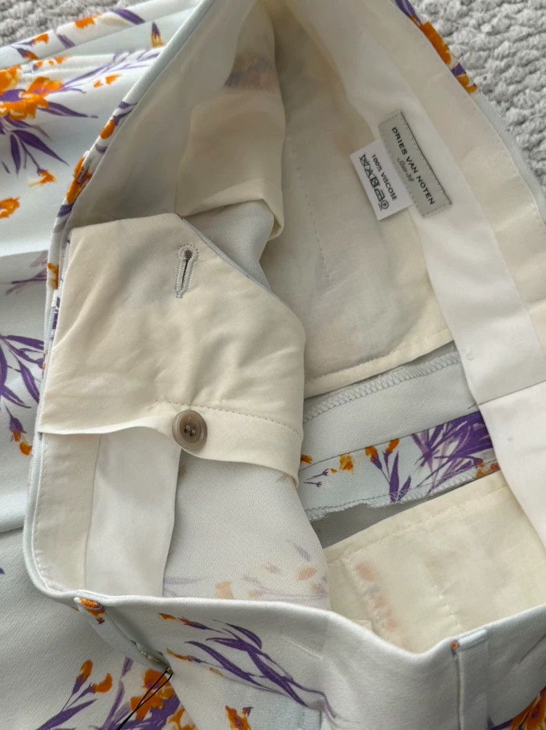 Dries Van Noten dries van noten Printed suit pants 2502-Nextarrow Size US 38 / EU 54 - 5 Thumbnail