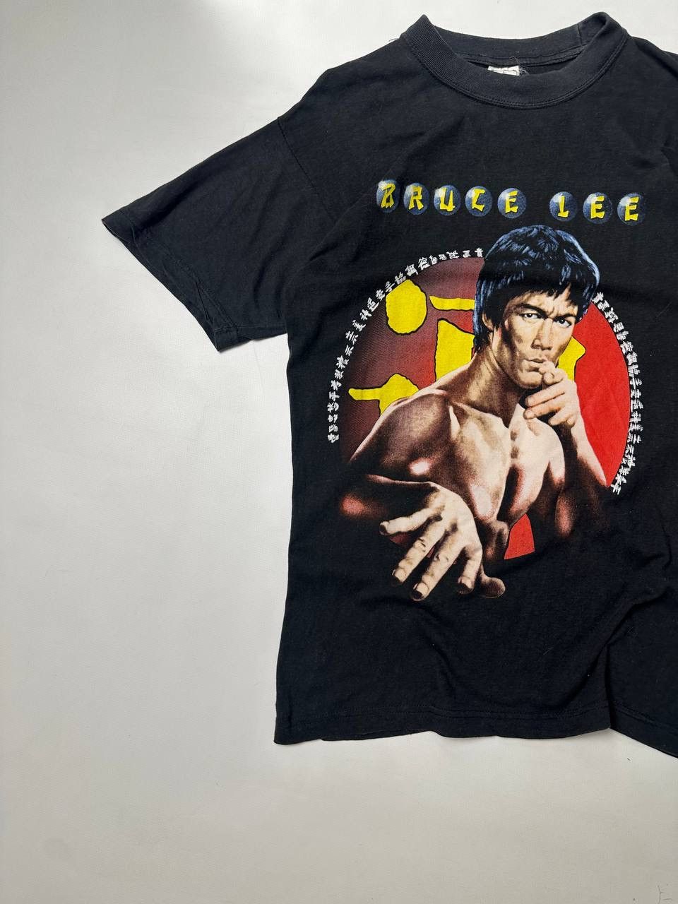Vintage 90s Vintage Bruce Lee 3D T Shirt Size US M / EU 48-50 / 2 - 2 Thumbnail