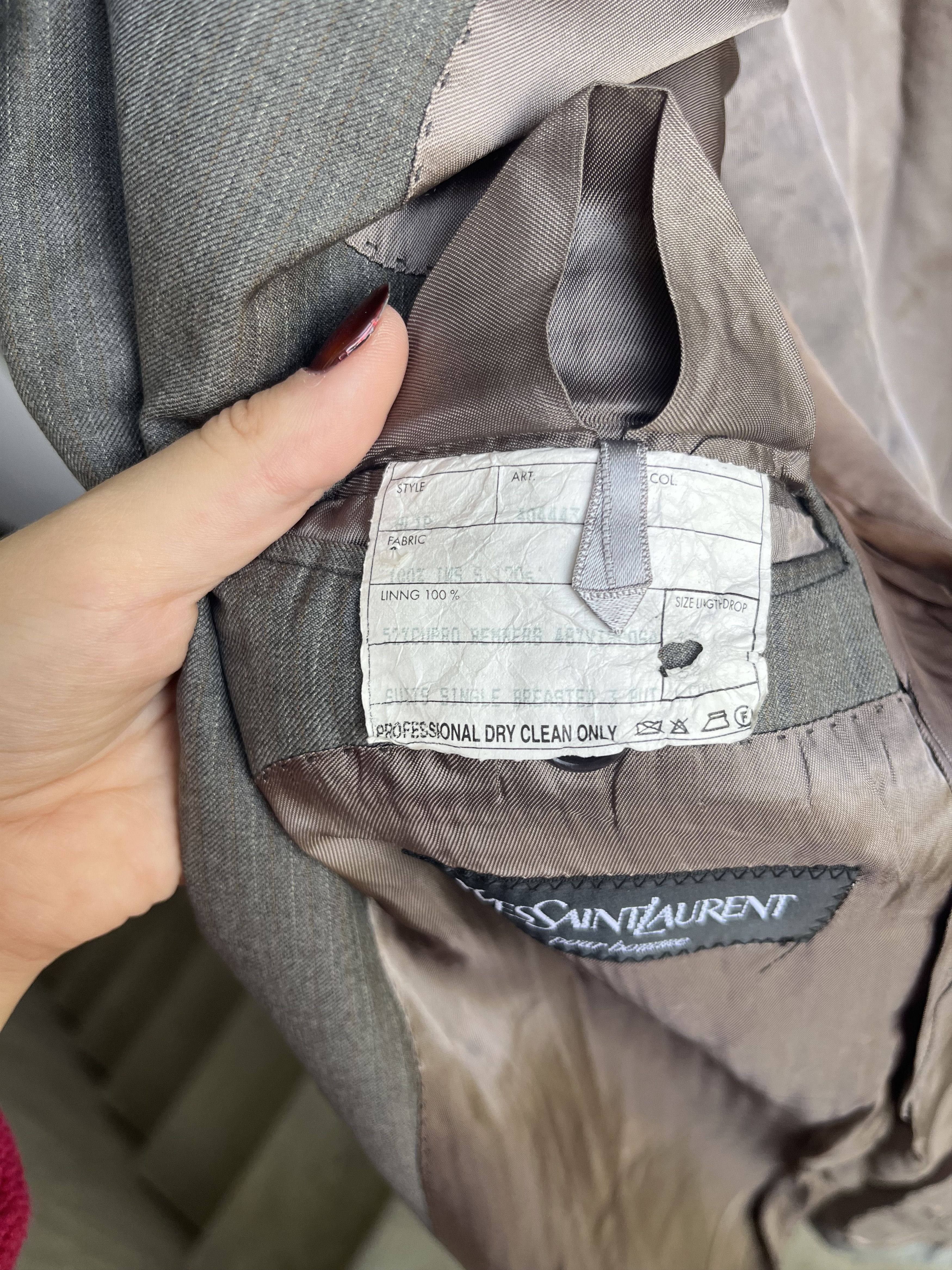 Yves Saint Laurent Yves Saint laurent pour homme blazer Size 52R - 7 Thumbnail