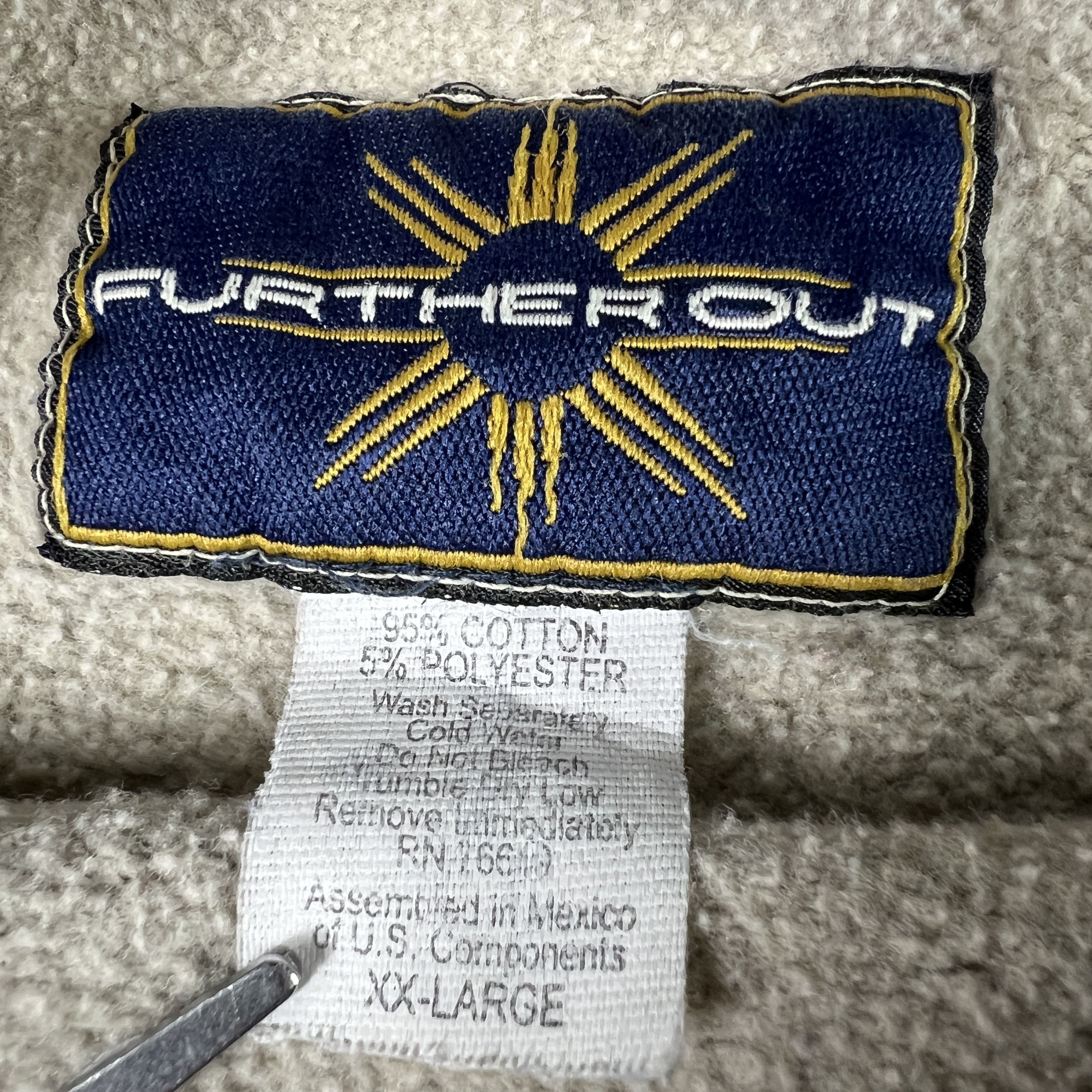 NFL × Vintage Y2K NFL St Louis Rams Football Sweatshirt Tan Faded Crewneck Size US XXL / EU 58 / 5 - 8 Thumbnail