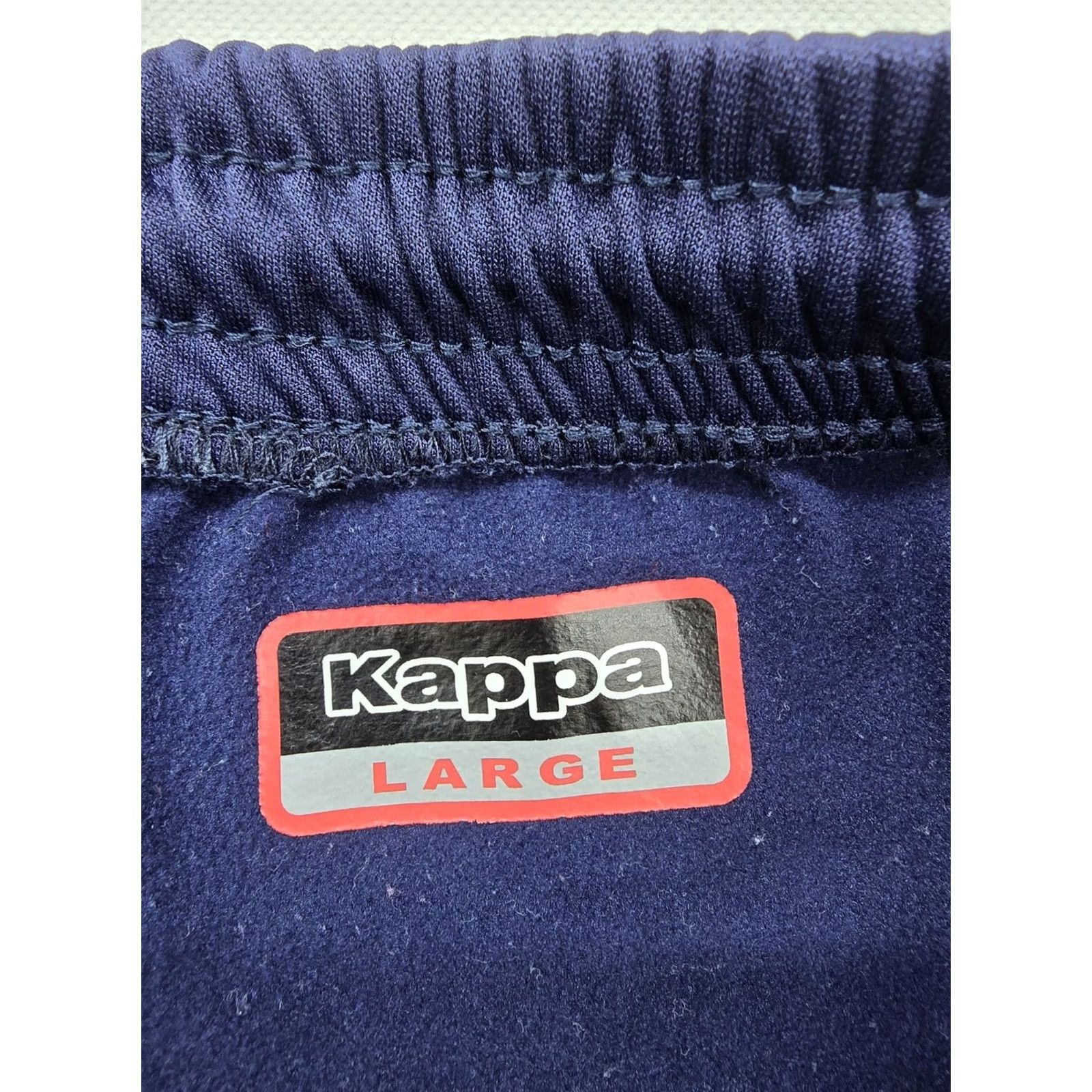 Kappa Kappa Navy Track Pants Men Large Polyester Elastic Waistband Size US 33 - 4 Thumbnail