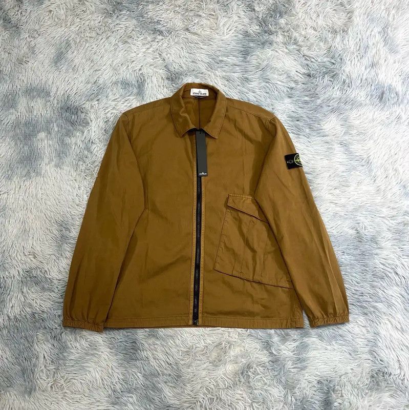 Stone Island Stone Island Brown Cotton Men's Jacket 0089 Size US L / EU 52-54 / 3 - 1 Thumbnail