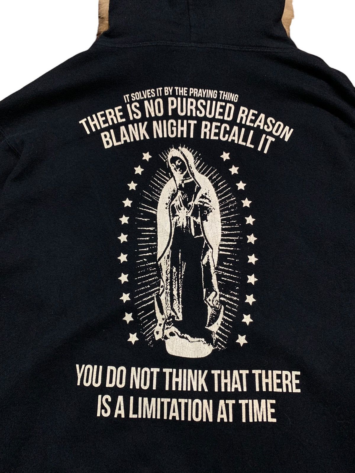 If Six Was Nine × Japanese Brand × Le Grande Bleu (L.G.B.) Stooge & co japan praying mary fur hoodie LGB style Size US L / EU 52-54 / 3 - 3 Thumbnail