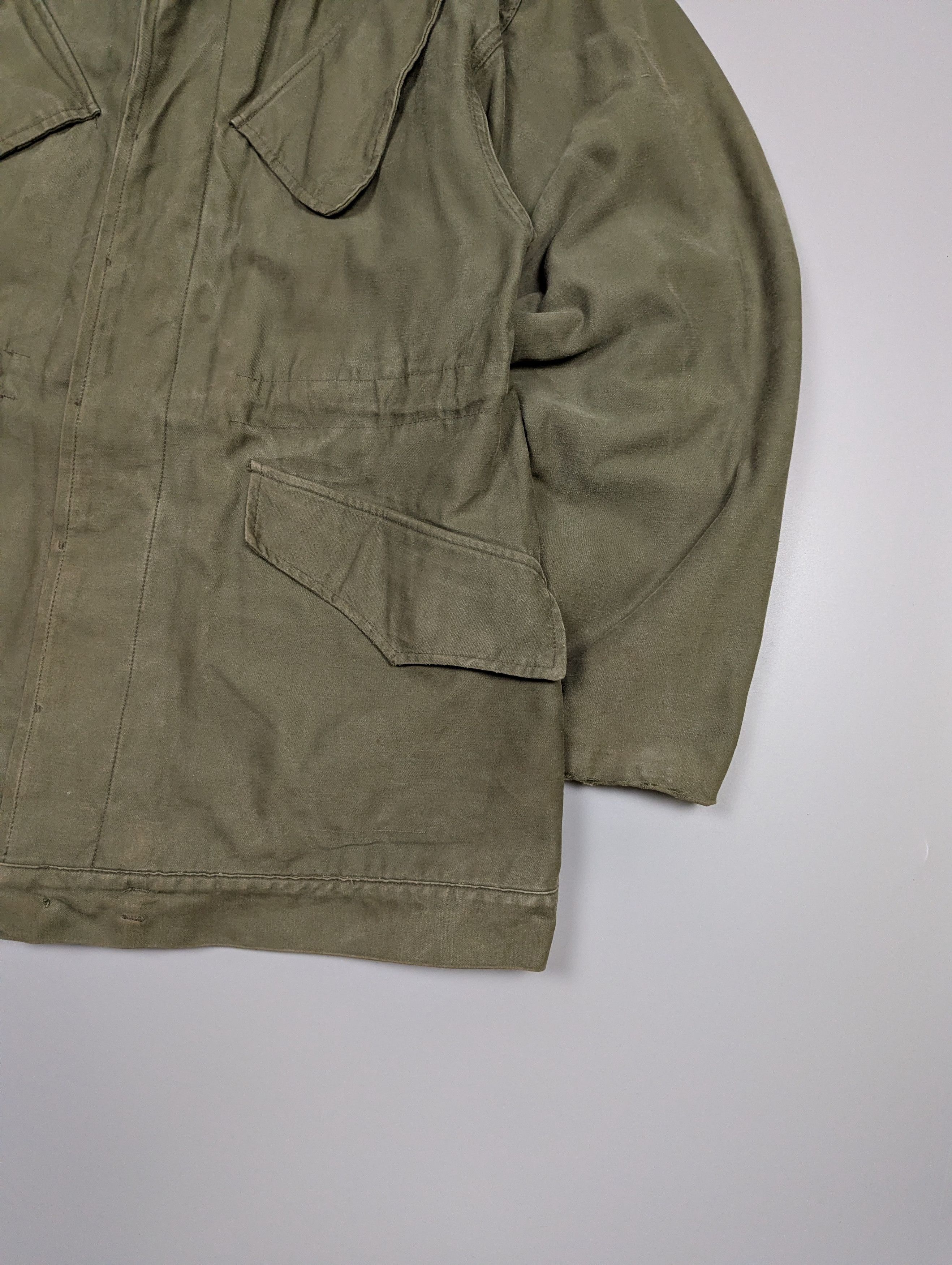 Vintage 1980s Dutch Army Field Jacket Military Cotton Utility Coat Size US M / EU 48-50 / 2 - 4 Thumbnail