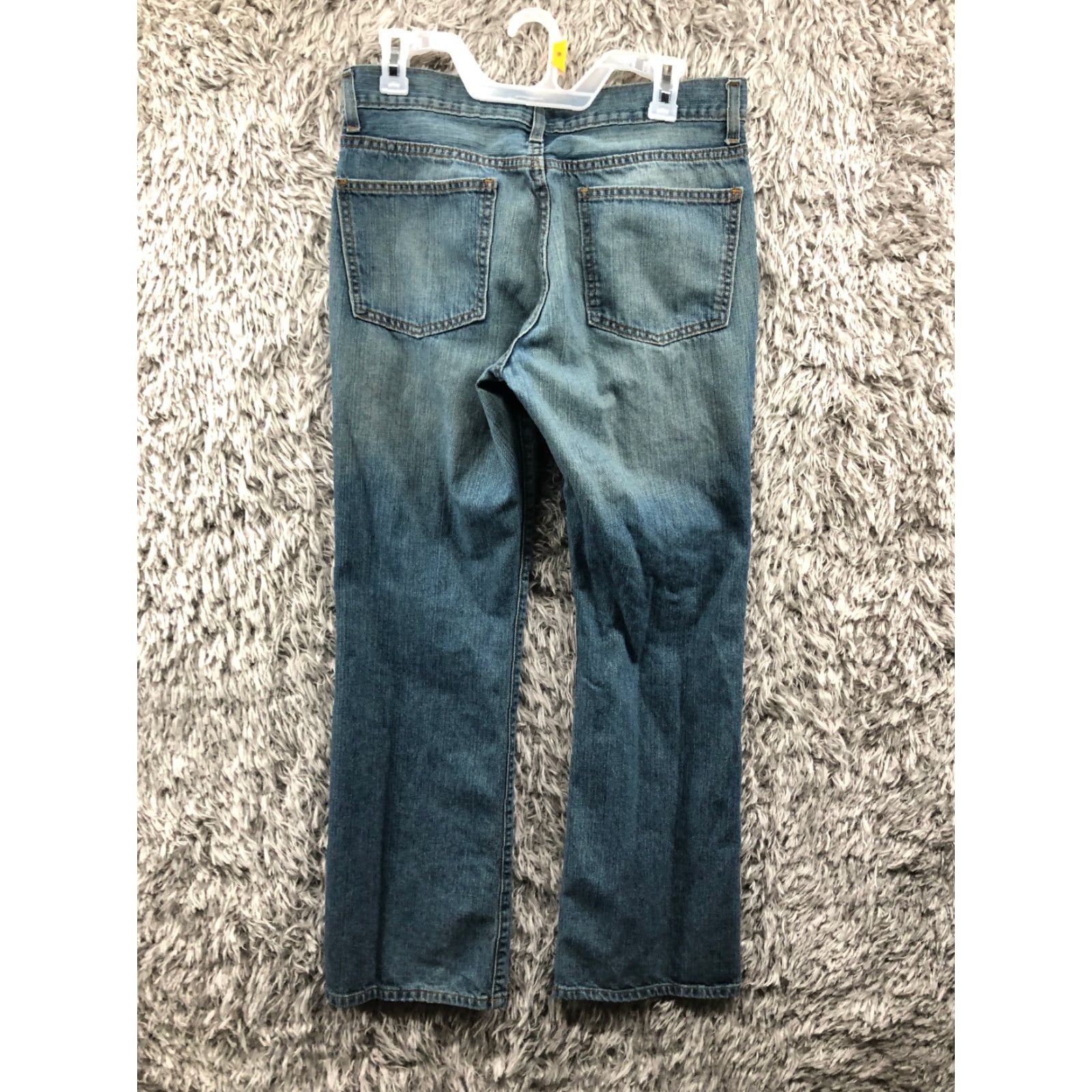 Apt. 9 Apt.9 Jeans Dark Wash Blue Denim 32x32 Mens Relaxed Straight Leg 5-Pocket Baggy Mid Rise Denim Jeans Mens Size US 32 / EU 48 - 5 Thumbnail
