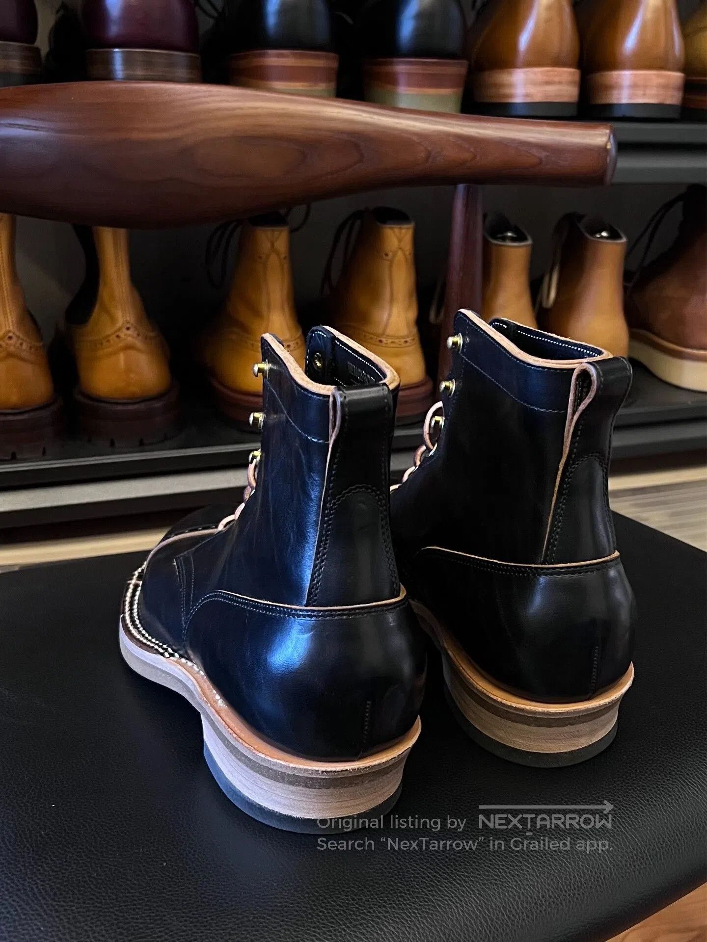Rolling Dub Trio ROLLING DUB TRIO BF01 Horsehide Work Boots. Size US 10 / EU 43 - 4 Thumbnail