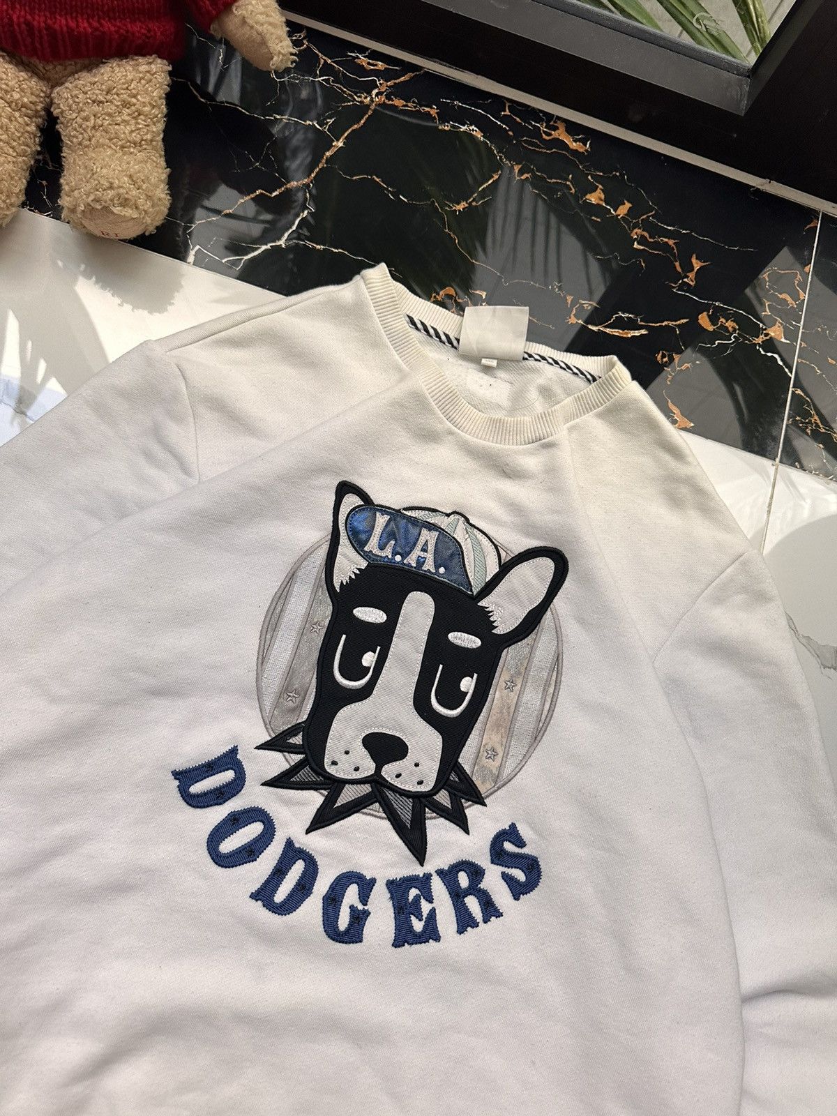 MLB × Vintage MLB LA DODGERS VINTAGE BIG LOGO SWEATSHIRT Size US L / EU 52-54 / 3 - 4 Thumbnail