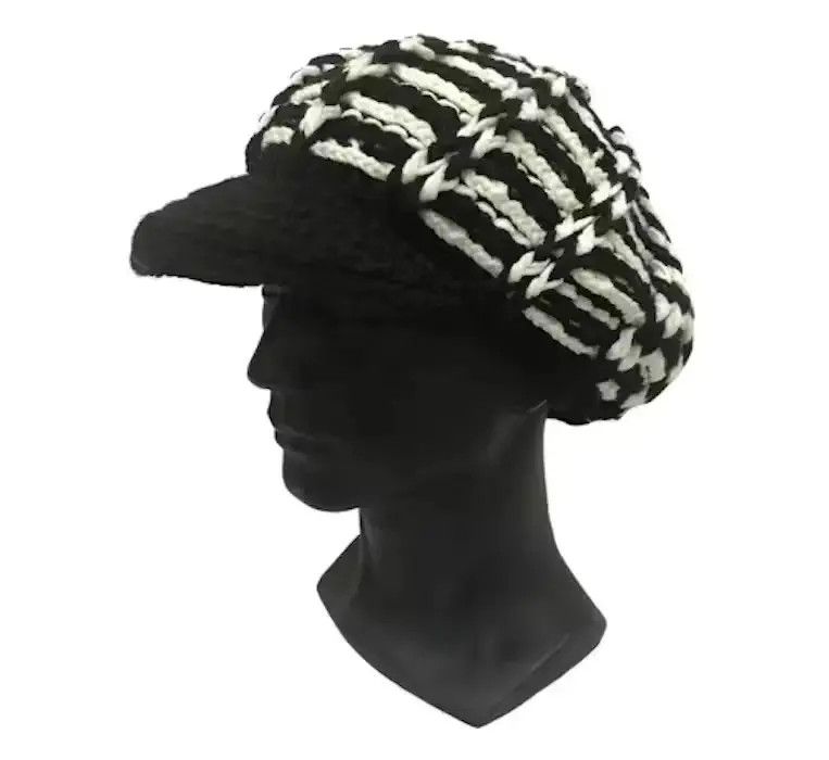 Japanese Brand Japanese Brand Stripe Jail Knit Hat Size ONE SIZE - 1 Thumbnail