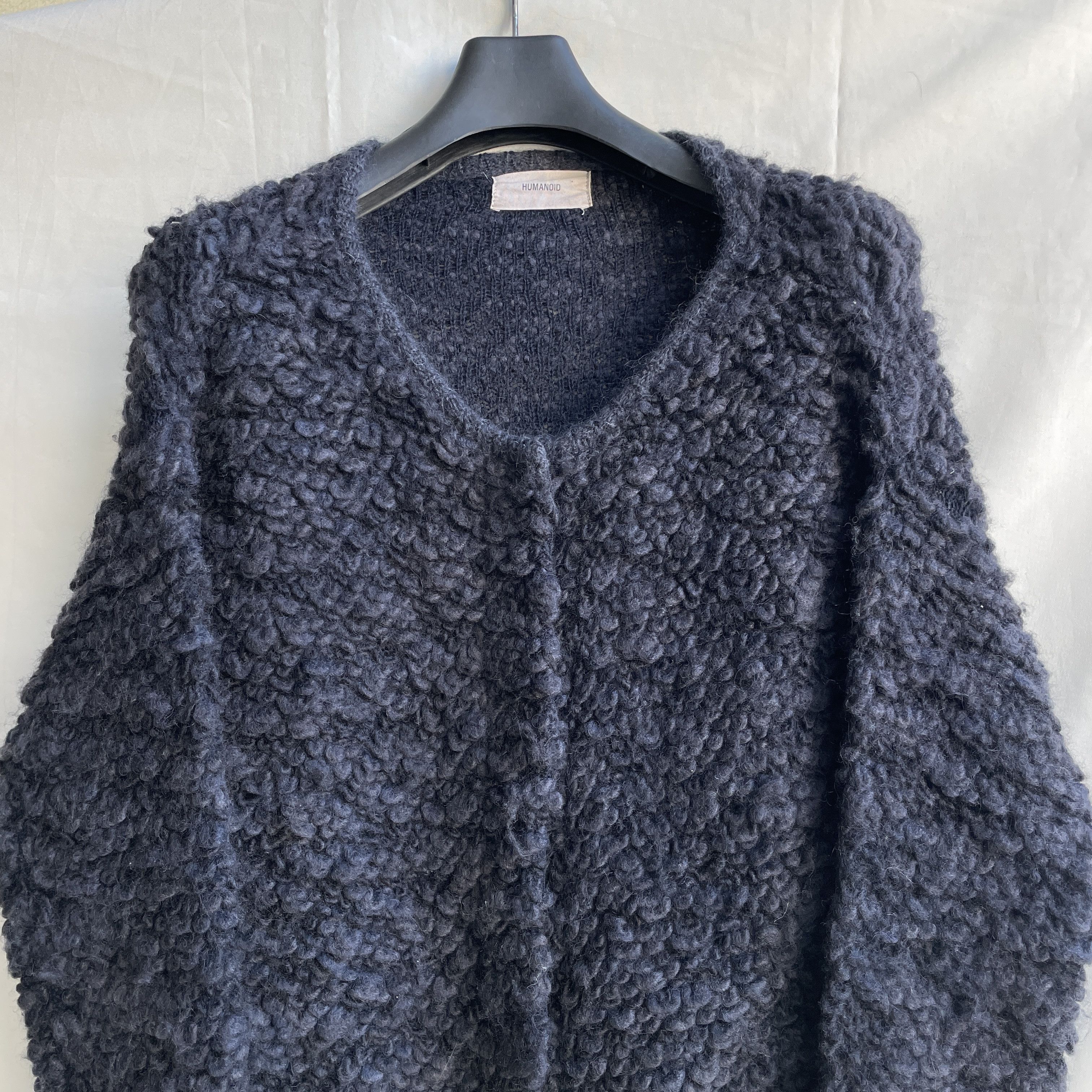 HUMANOID Humanoid Boucle Wool Mohair Heavy Cardigan Size S Size S / US 4 / IT 40 - 4 Thumbnail