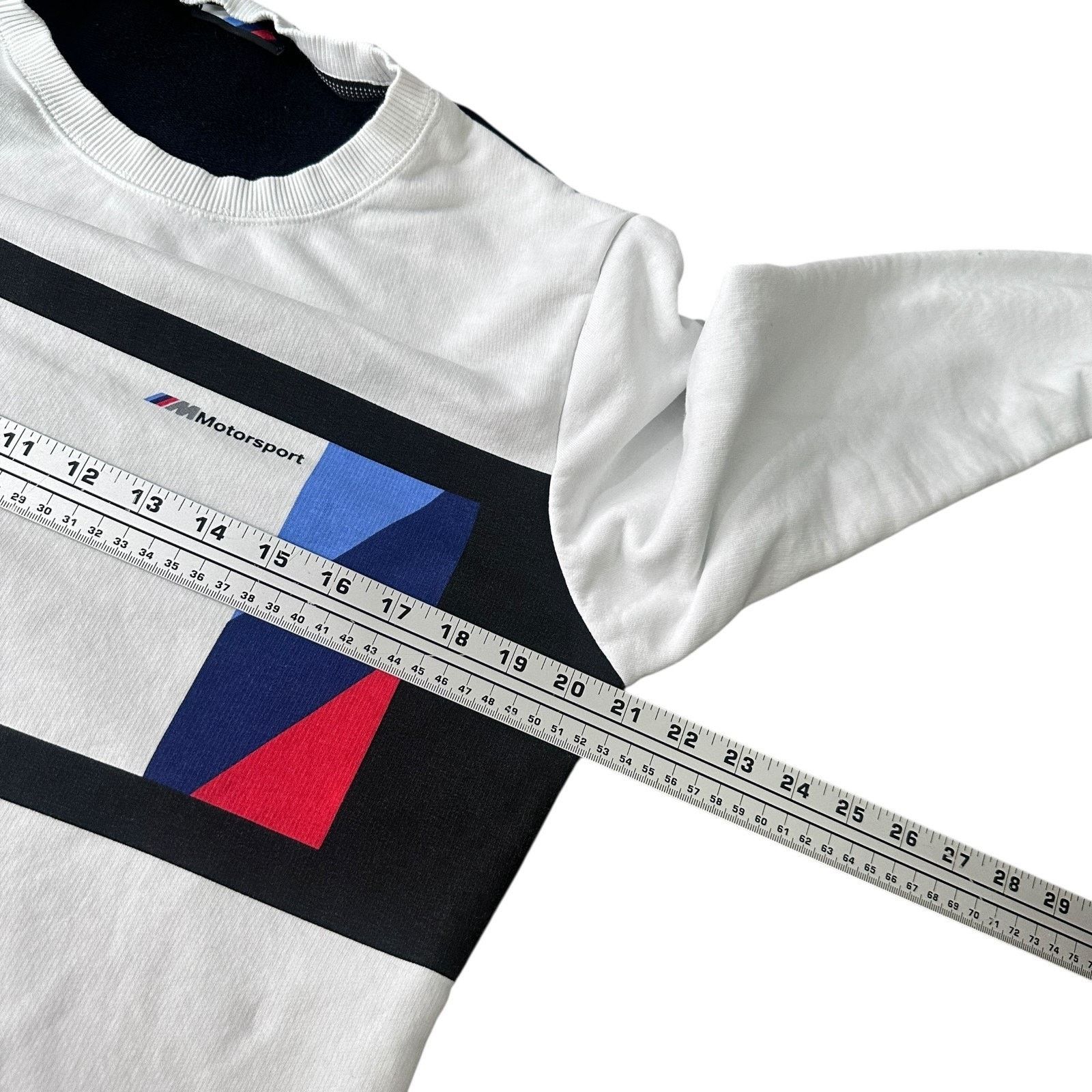 Other BMW Motorsport M Sweatshirt Men S White Long Sleeve Crewneck Size US S / EU 44-46 / 1 - 9 Thumbnail
