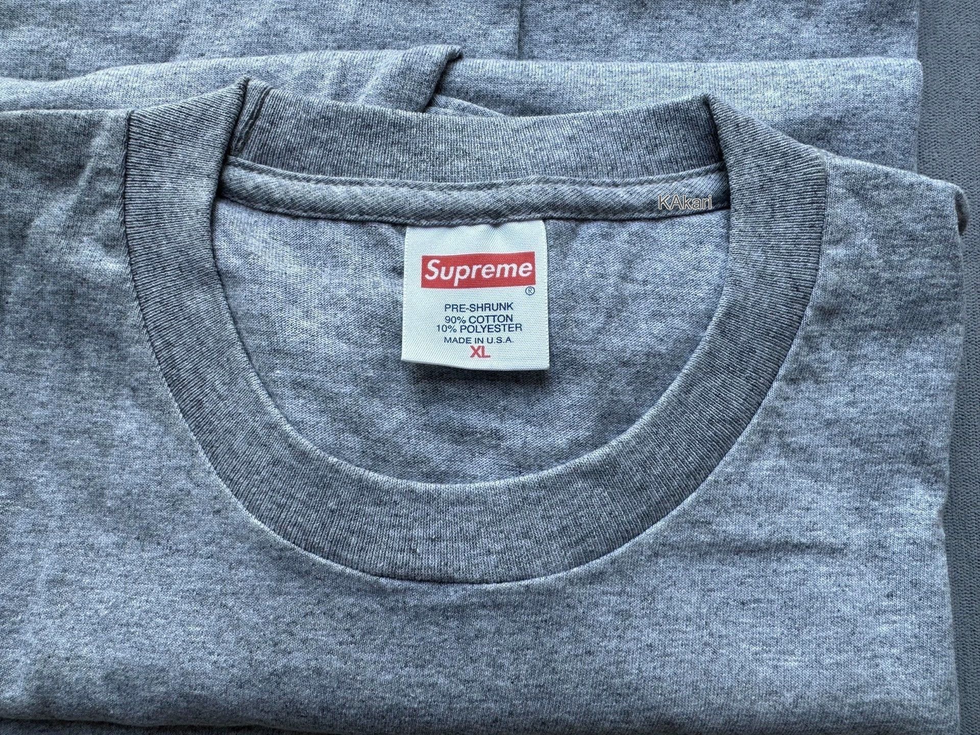 Supreme Gray Graphic Print Short Sleeve Shirt - XL Size US XL / EU 56 / 4 - 2 Thumbnail